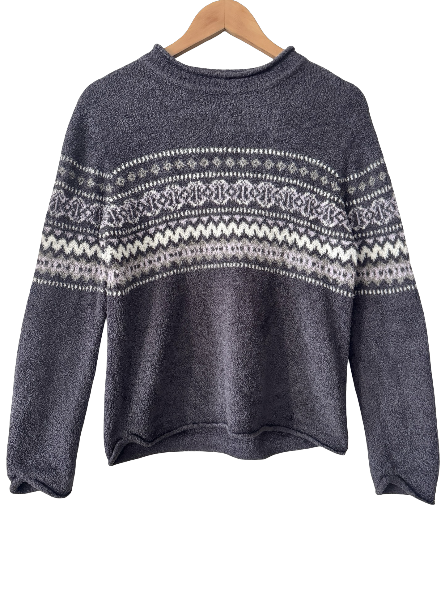 Vintage Y2K Twilight Fair Isle Cozy Sweater (S/M)
