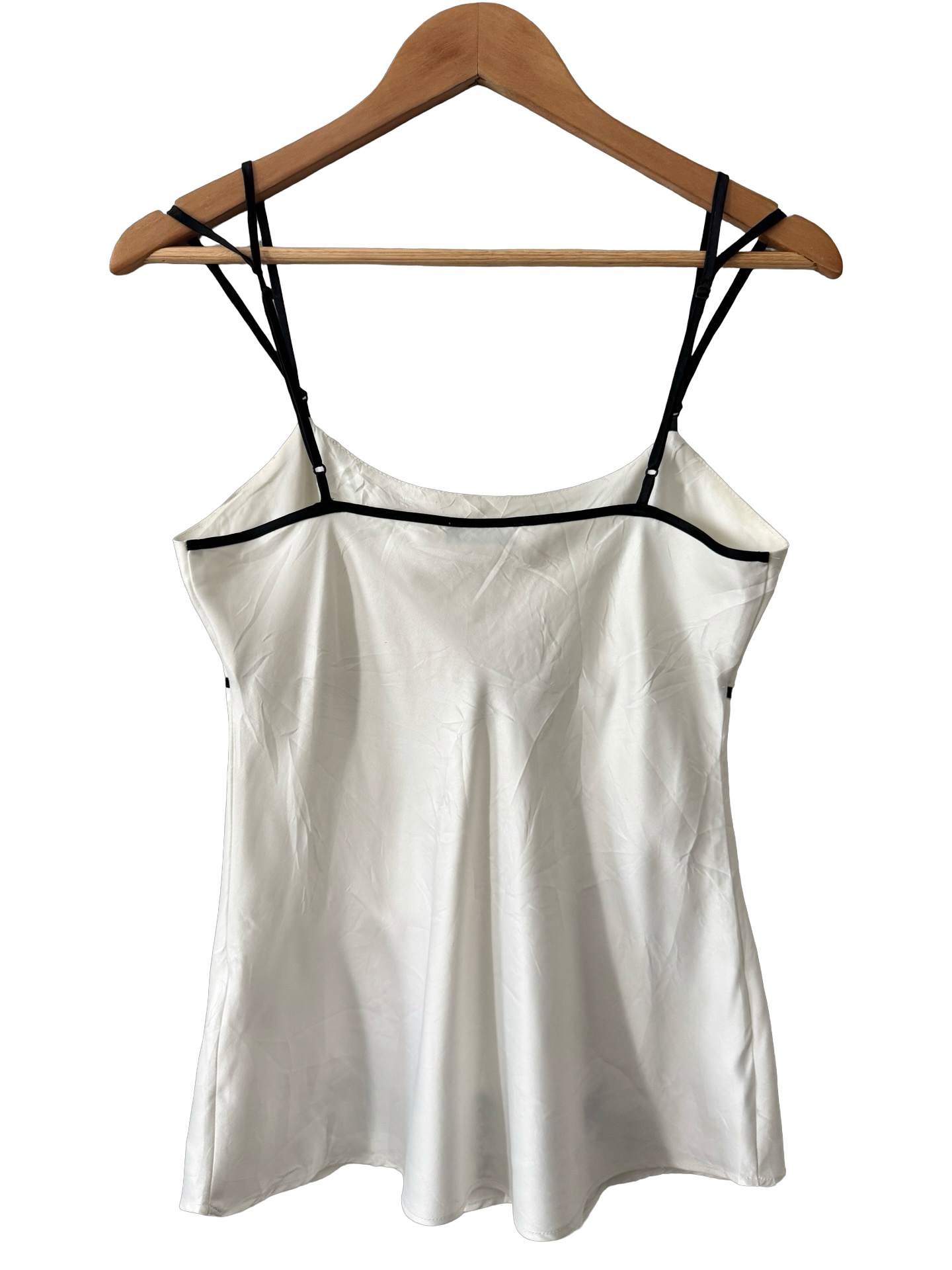 Vintage Y2K French Etam Porcelain Ribbon Cami (S/M)