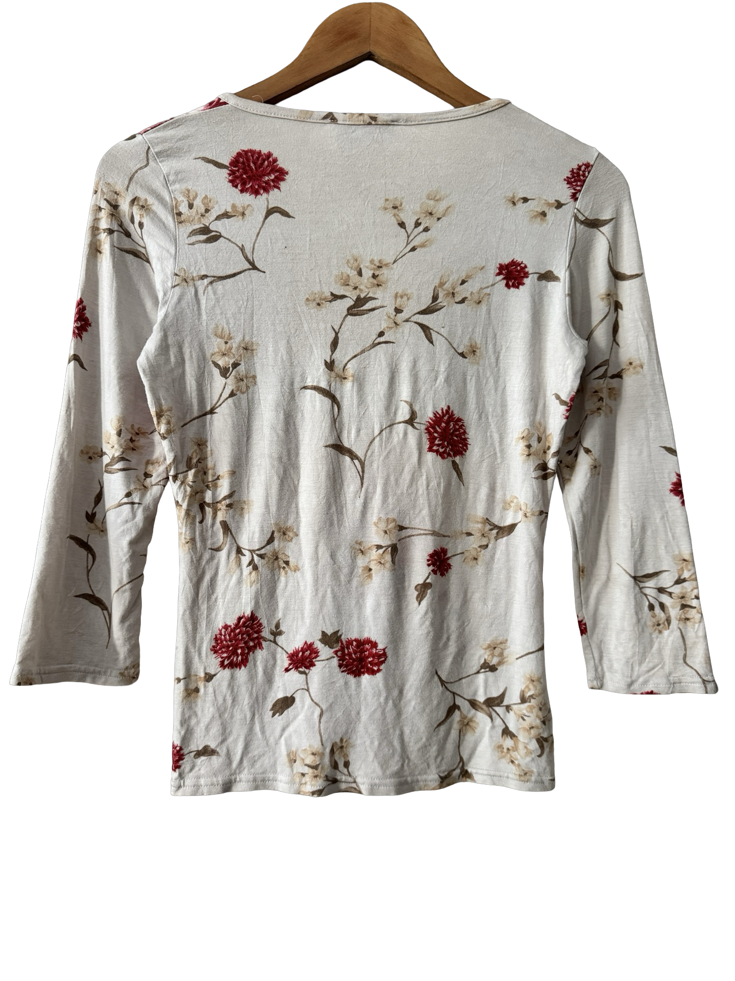 Vintage Y2K French Rose Garden Love Letter Top (M)