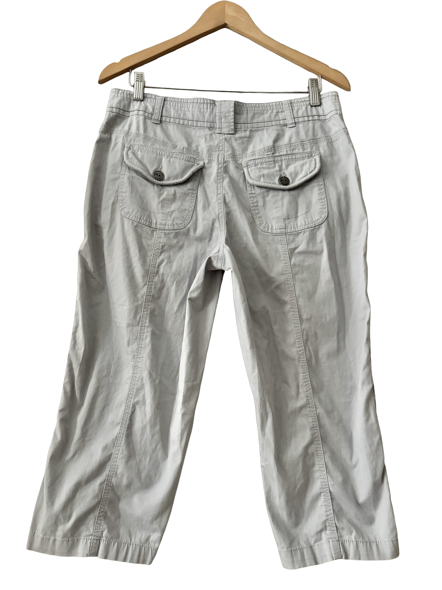 Vintage Y2K Off-Duty Stretch Capris (M)