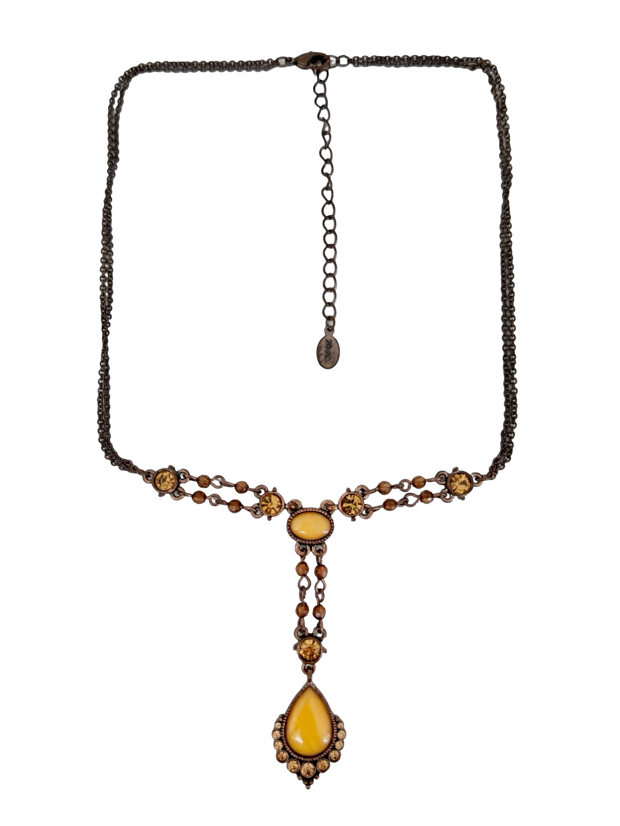 Vintage Golden Hour Drop Necklace
