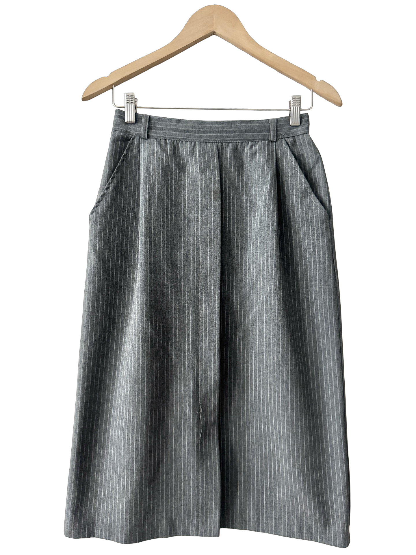 Vintage 80s Executive Affair Pinstripe Skirt (S)