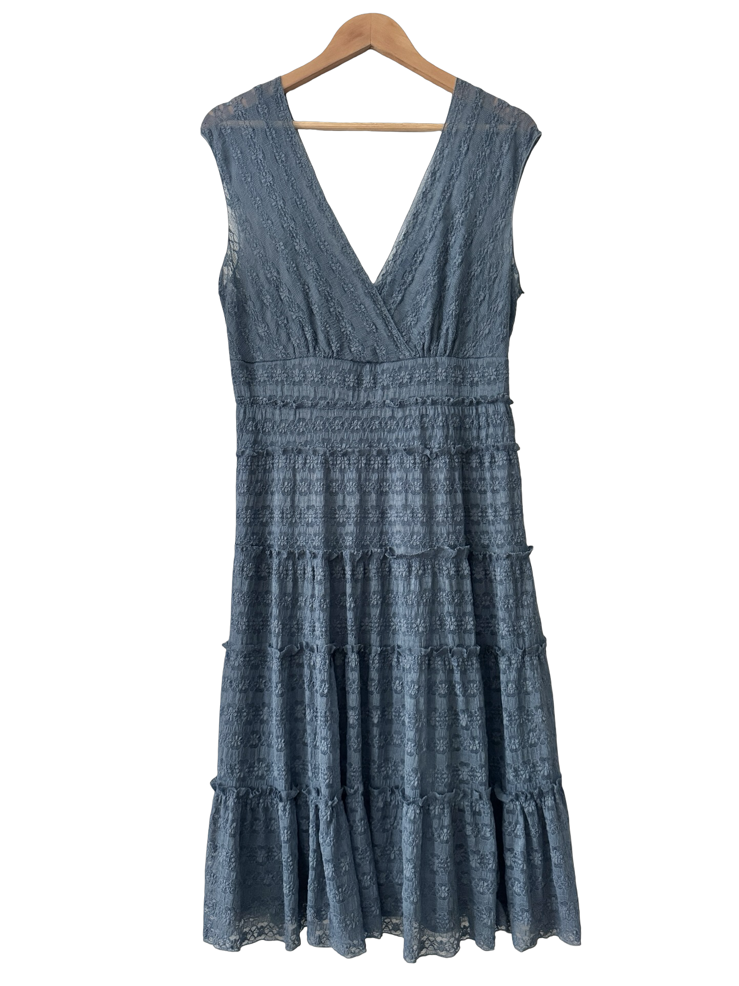Vintage Y2K Periwinkle Haze Dress (L)