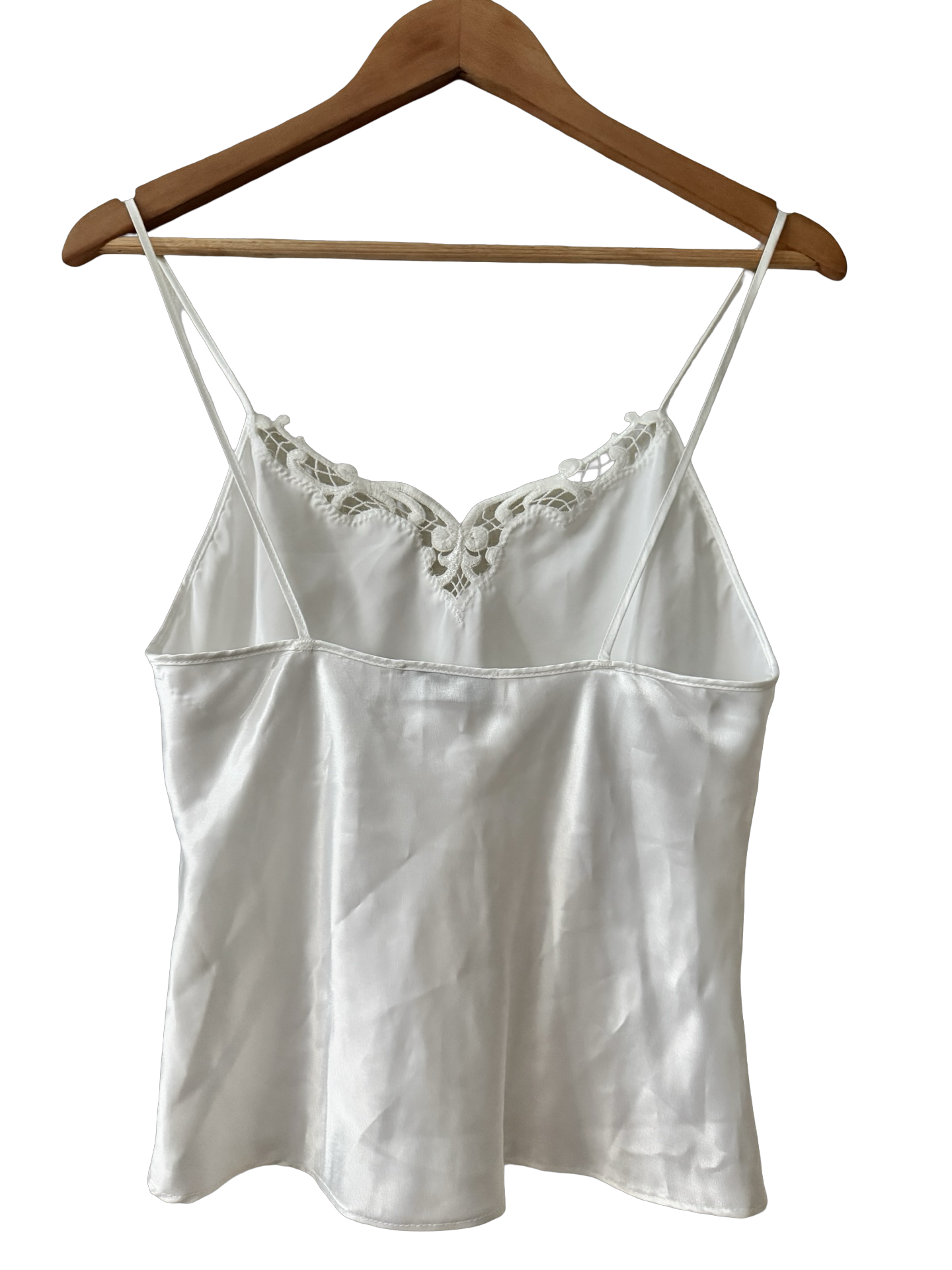 Vintage 80s Angel Hour Lace-trim Camisole (S)