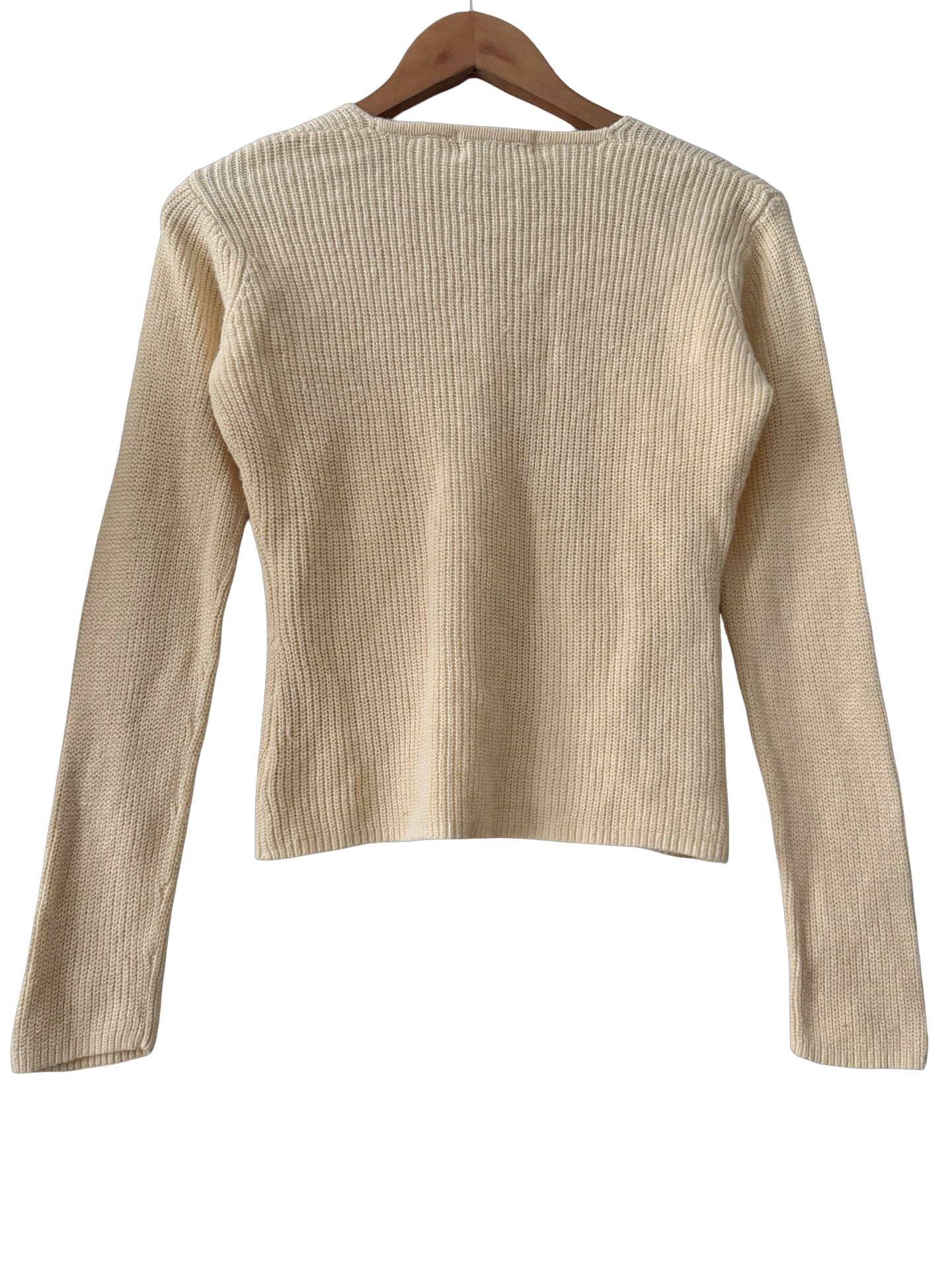 Vintage 90s Buttercup Cropped Ribbed Knit (S)