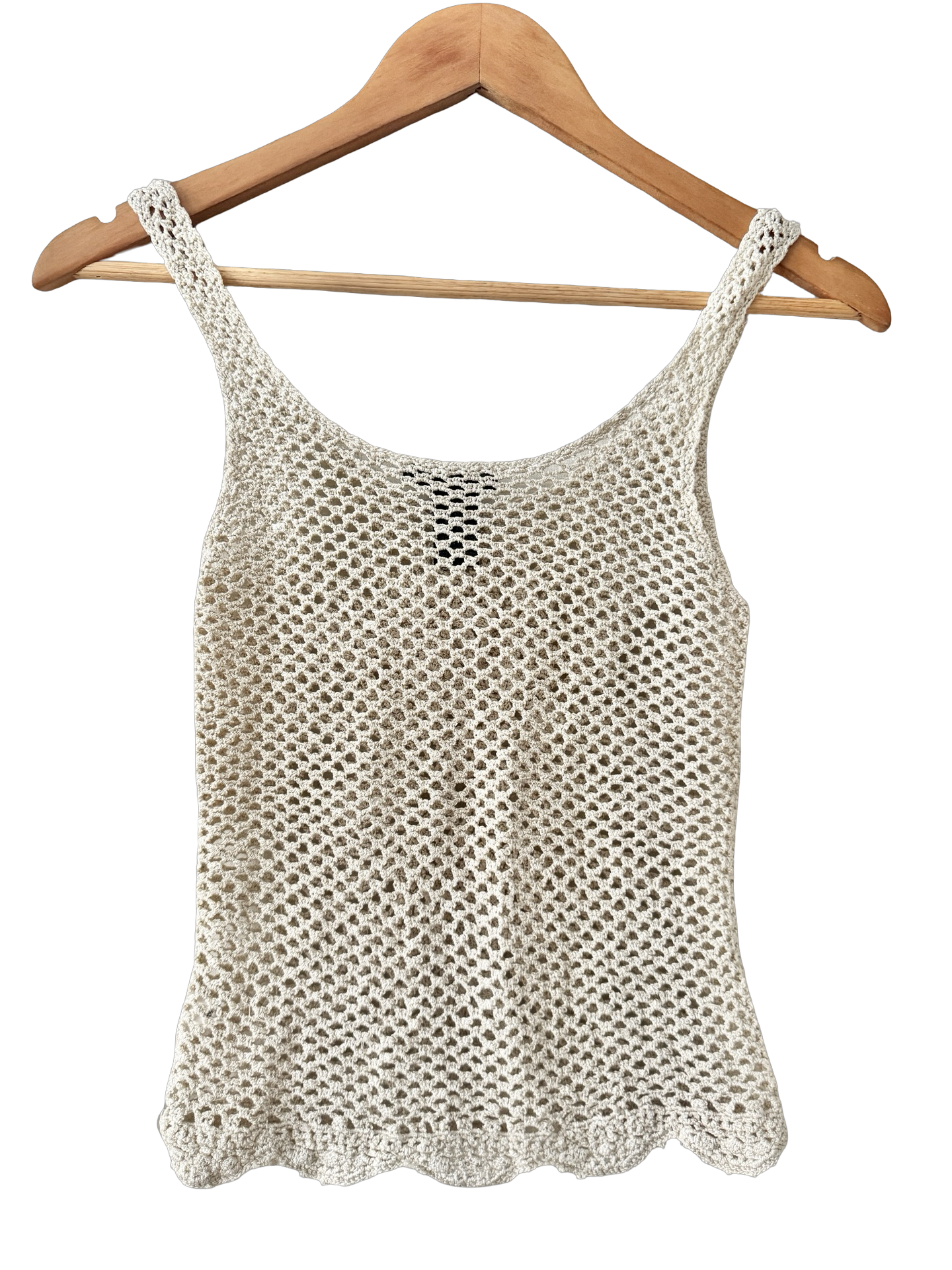 Vintage 90s Sunday Crochet Tank (S)