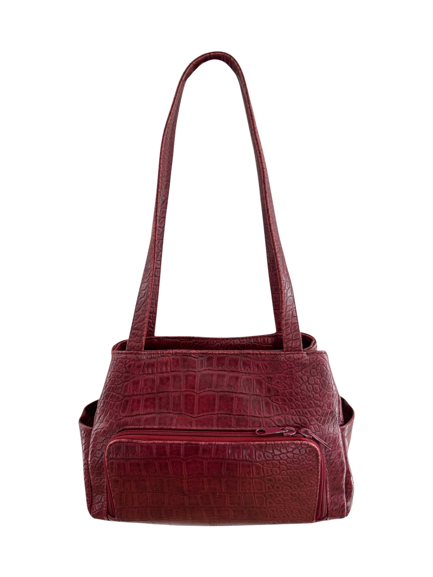 Vintage Y2K Cherry Pebbled  Shoulder Bag