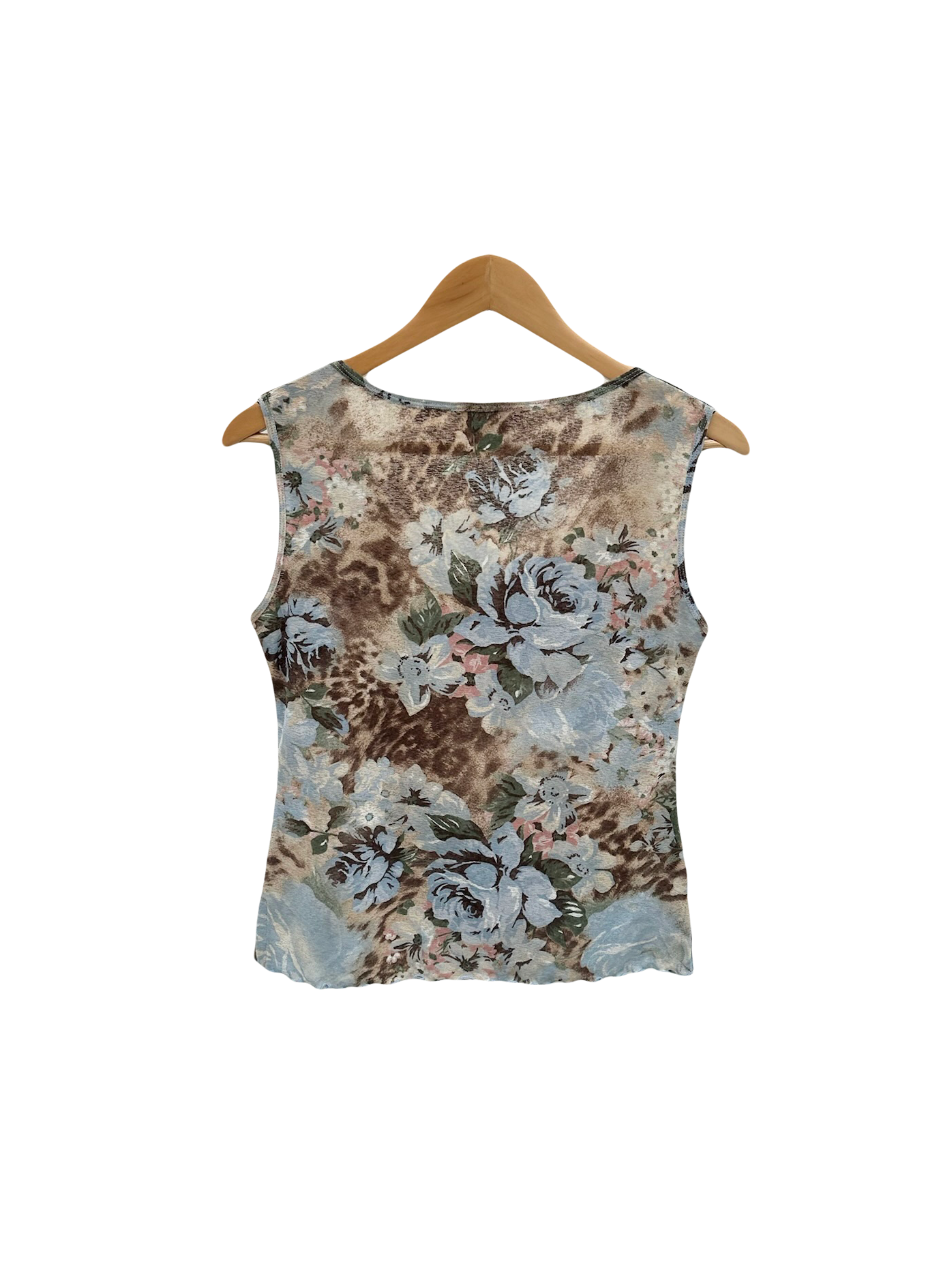 Vintage 90s Floral Textured Top (L)