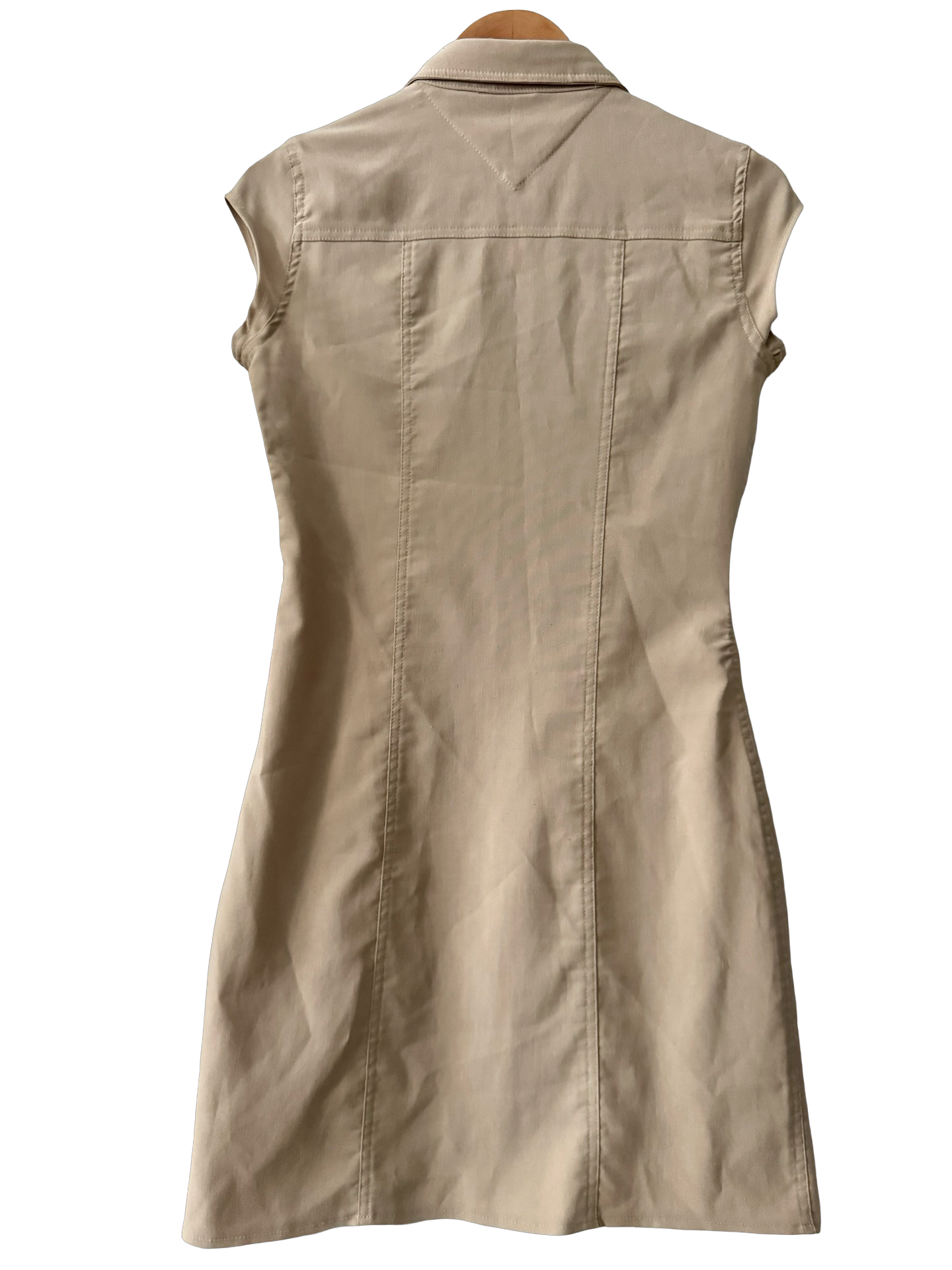 Vintage Y2K Stretch-Sculpt Soufle Midi Dress (S-M)
