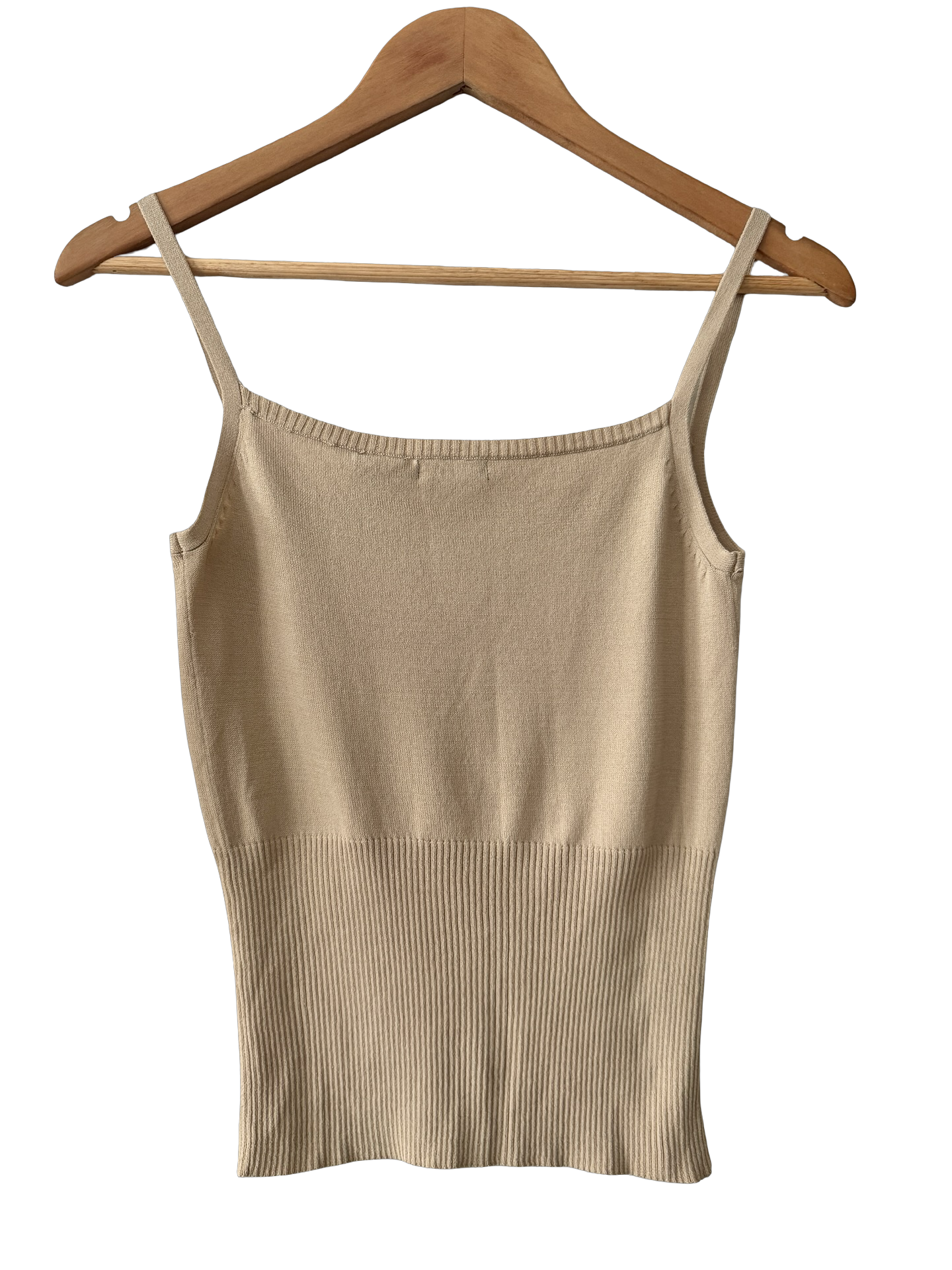 Vintage Y2K Café Crème Cami (S/M)