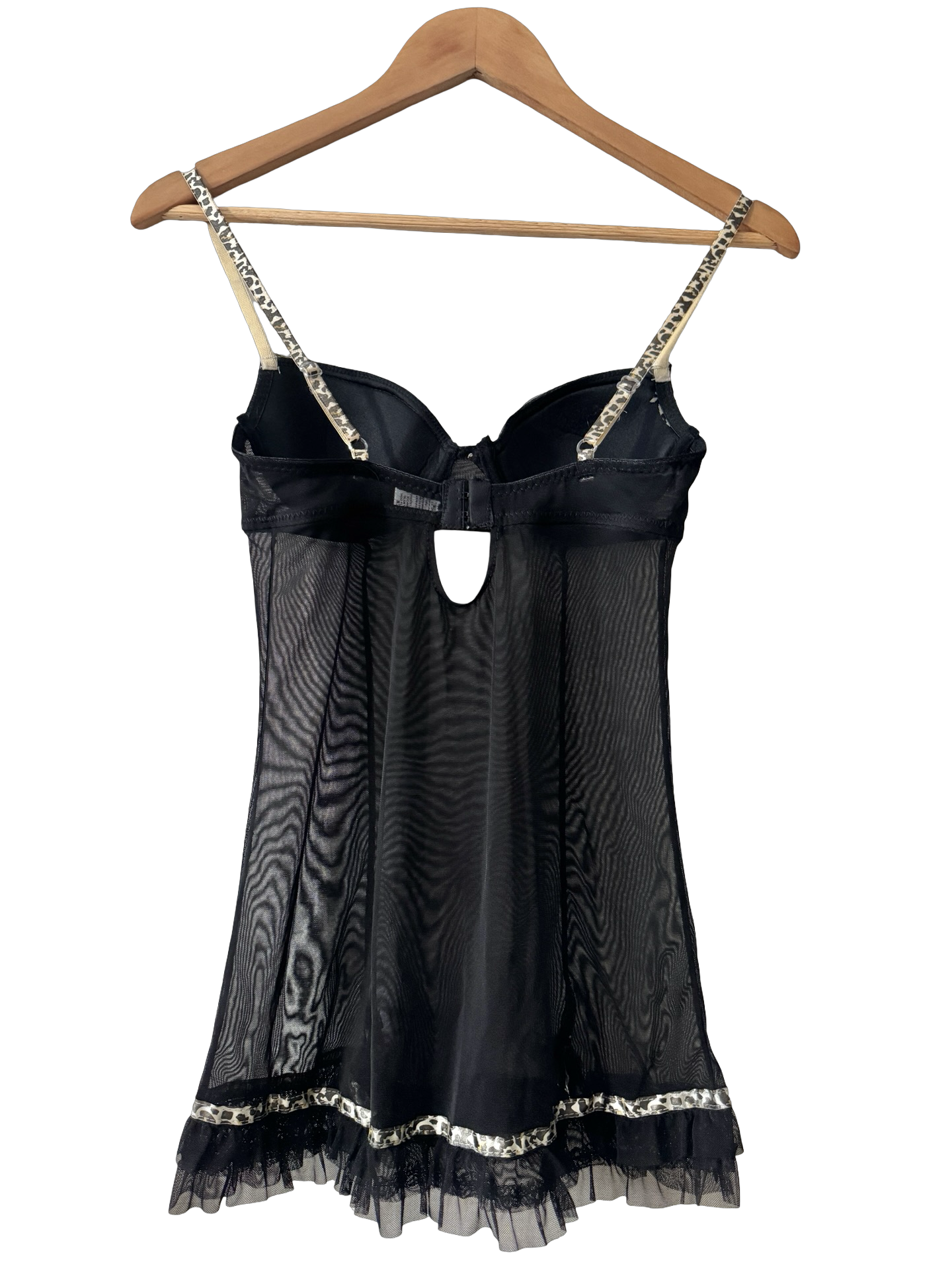 Vintage 90s Rampage Midnight Lace Boudoir Cami (S)