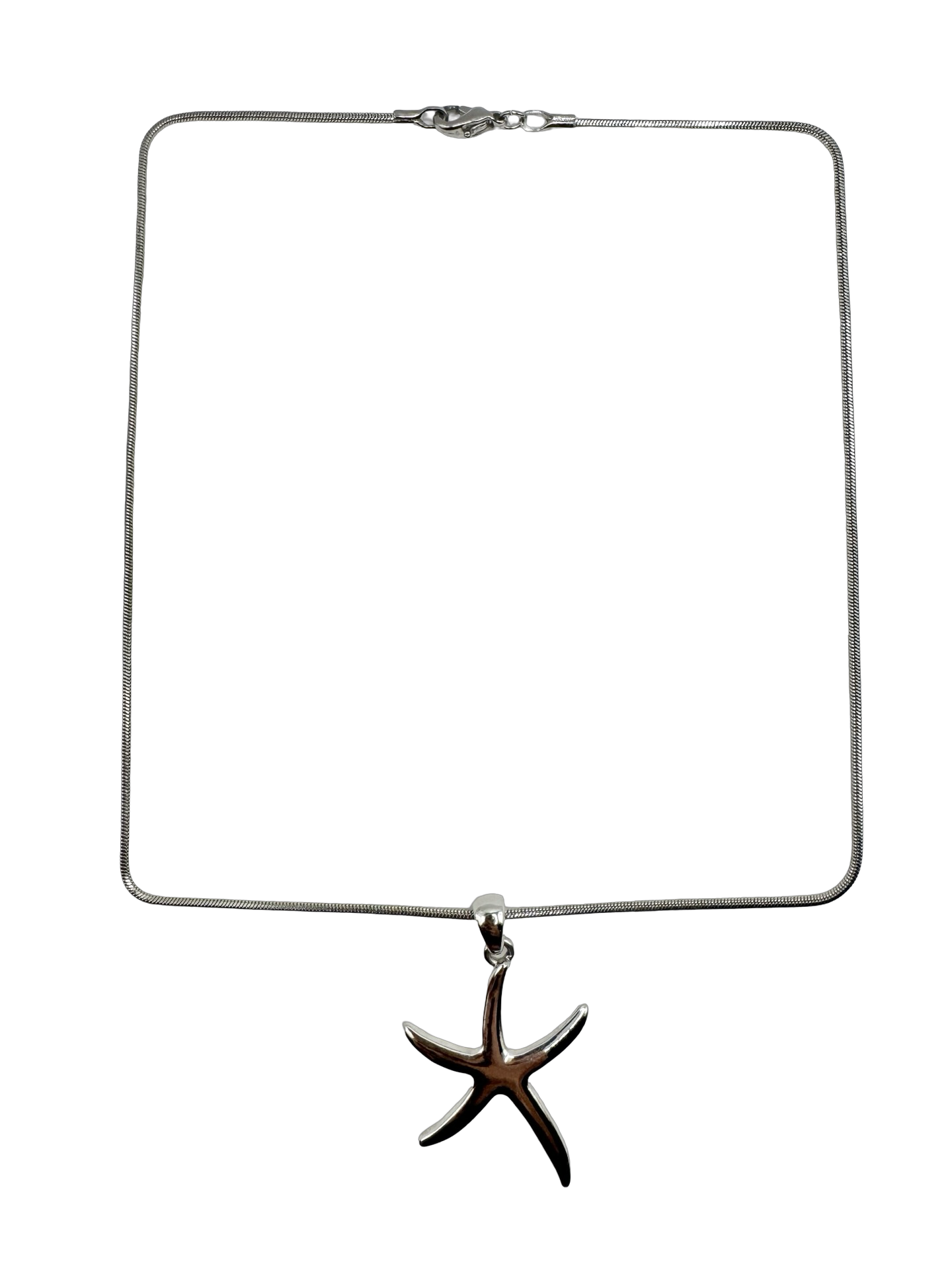Vintage Y2K Wish Upon A Starfish Necklace