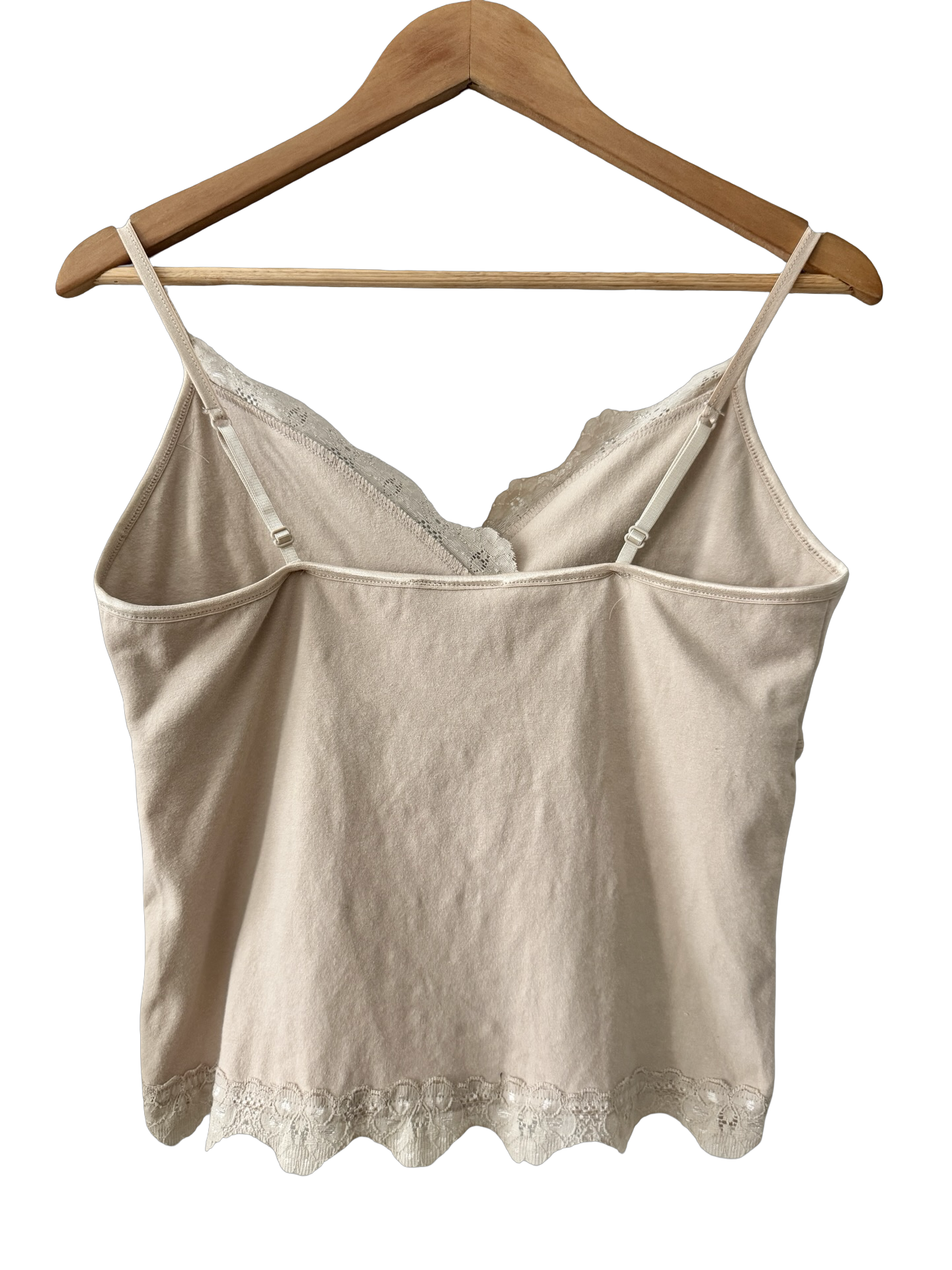 Vintage Y2K Kikit Champagne Lace Cami (M/L)