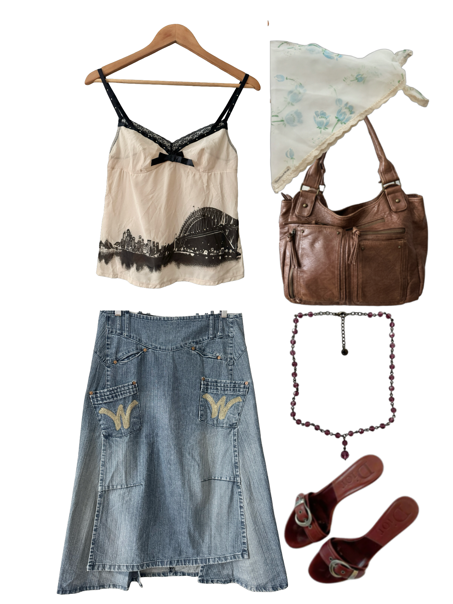 Vintage Y2K Sydney After Midnight Cami (S)