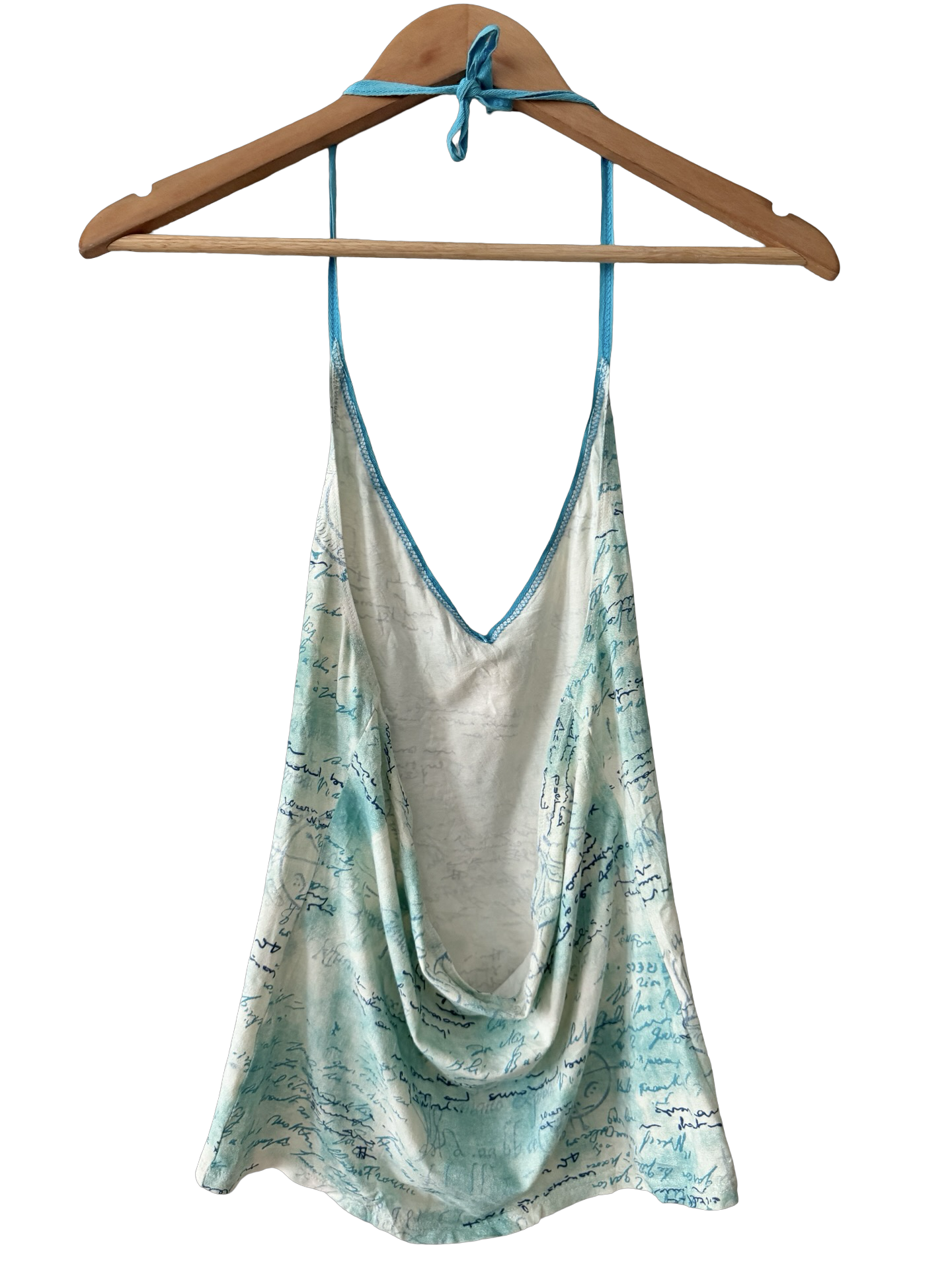 Vintage 90s Euoprean Love Letter Halter (M)