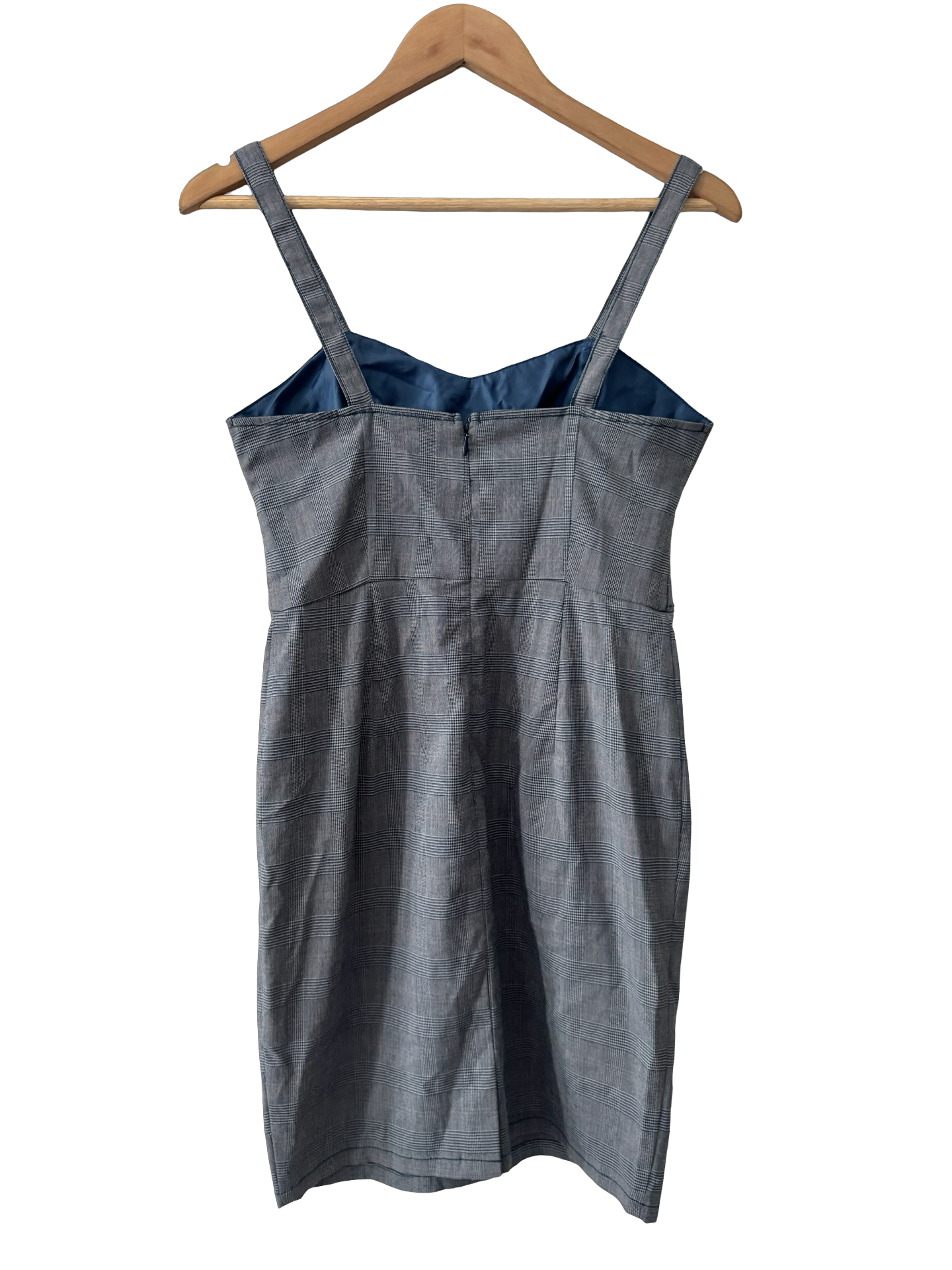 Vintage DKNY Jeans Plaid Empire Mini Dress (S/M)