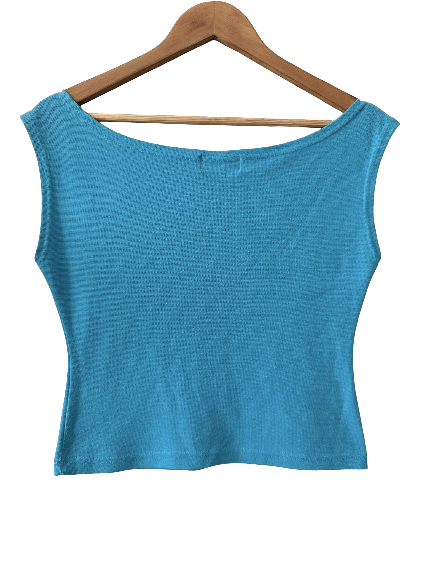 Vintage 90s Capri Blue Top (L)
