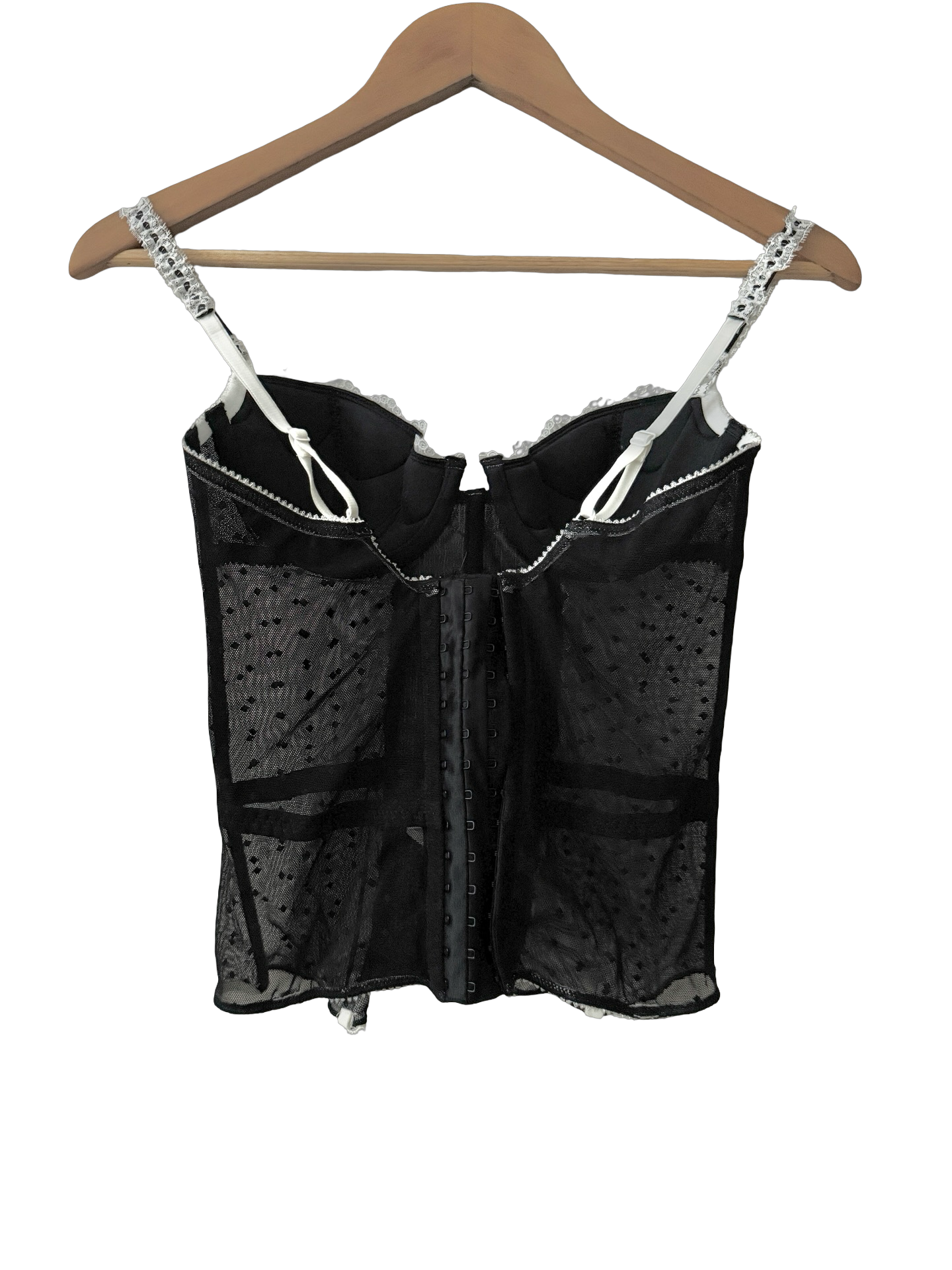 Vintage Y2K After-Dark Lace Bustier (S)