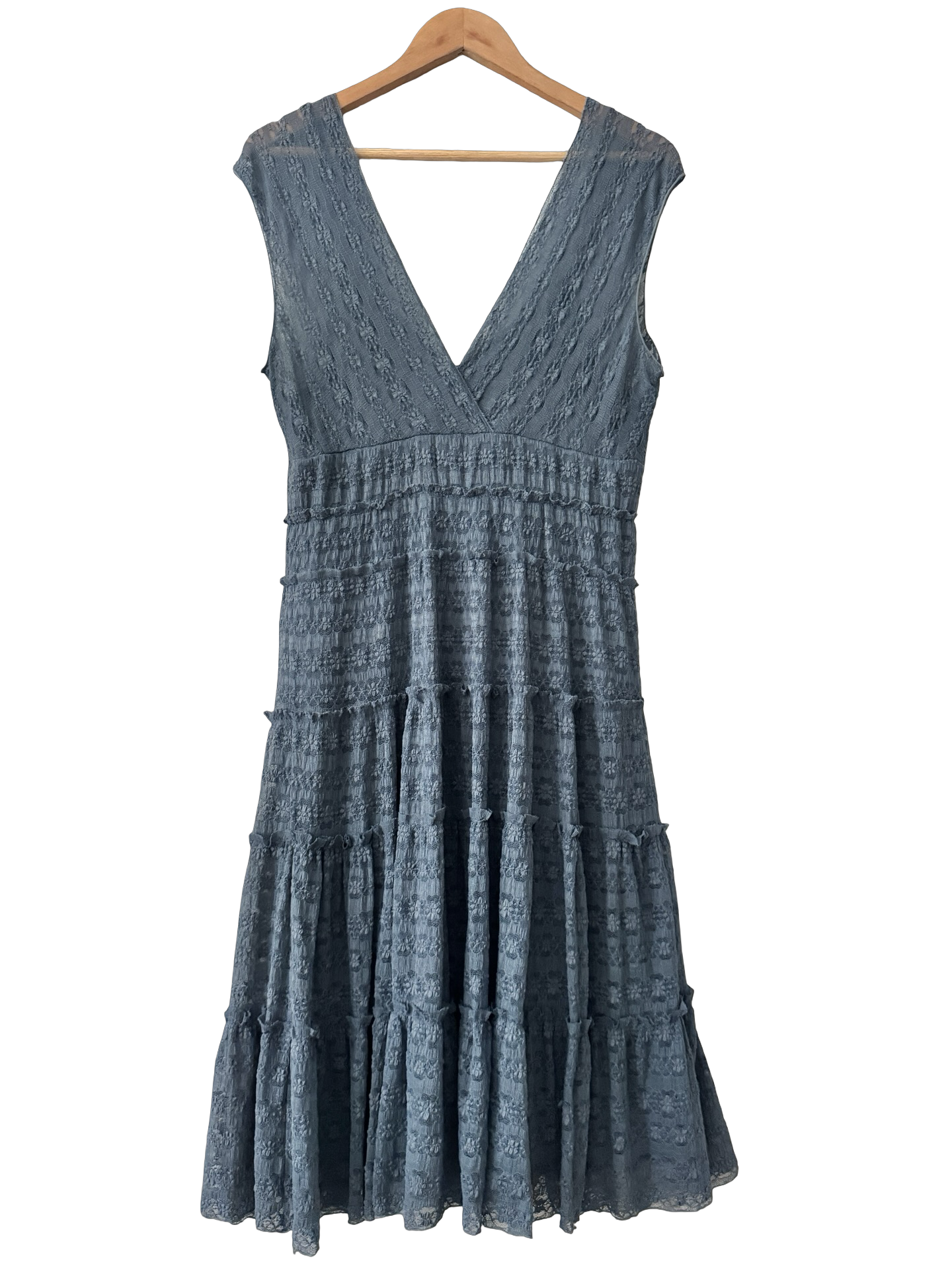 Vintage Y2K Periwinkle Haze Dress (L)