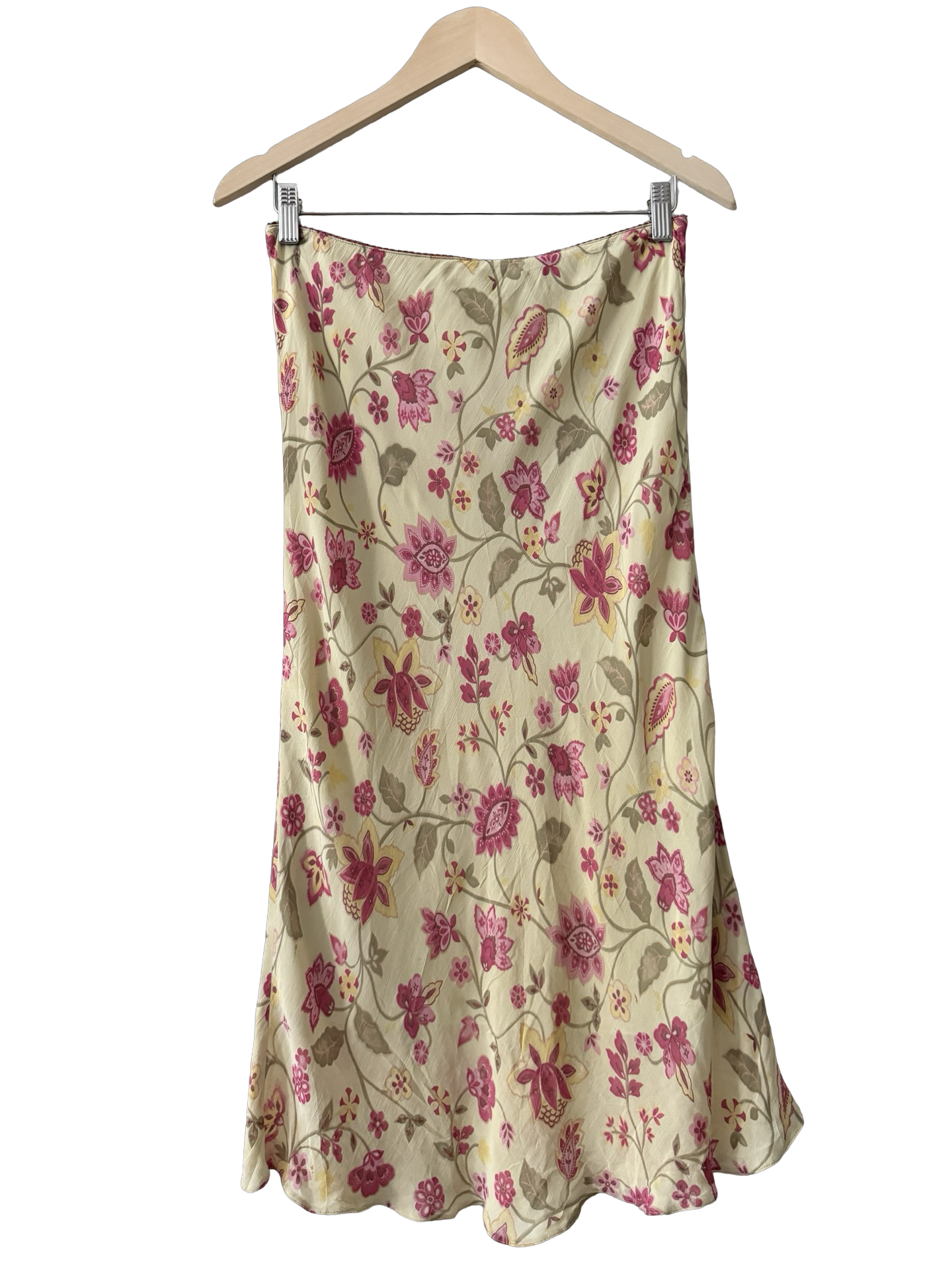 Vintage Y2K Lost Garden Bias Midi Skirt (M)