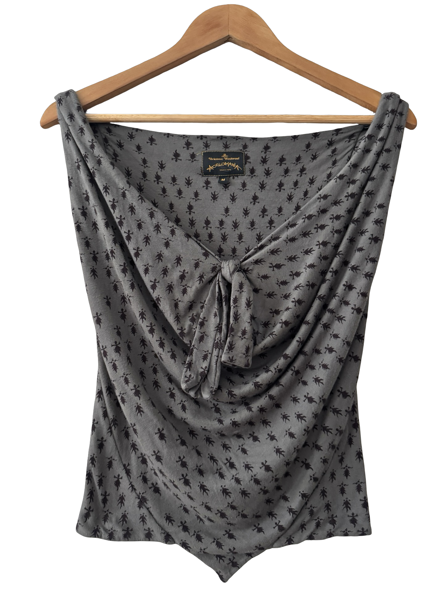 Vintage Y2K Vivienne Westwood Draped Tie Top (M)