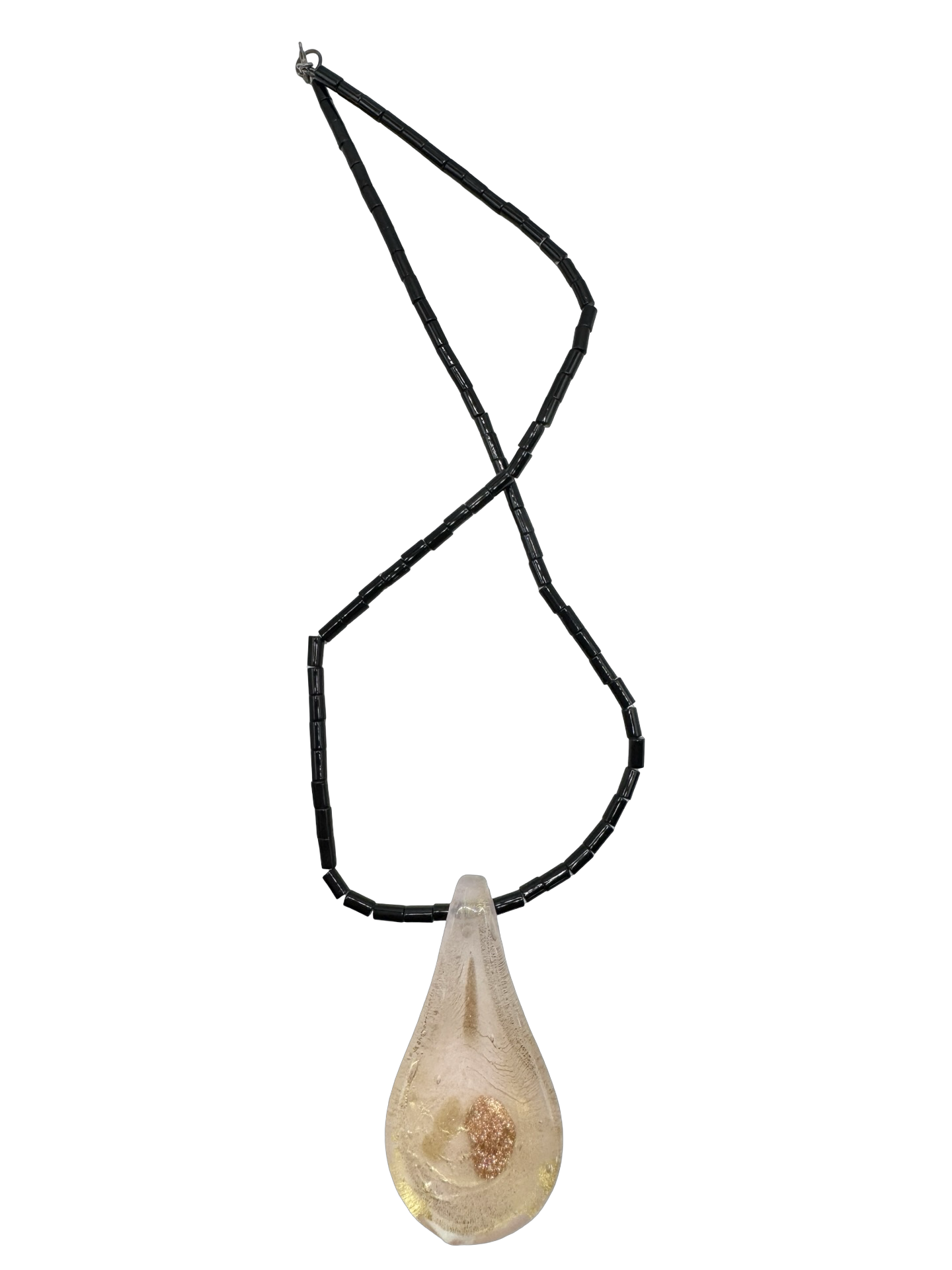 Vintage 90s Champagne Glass Necklace