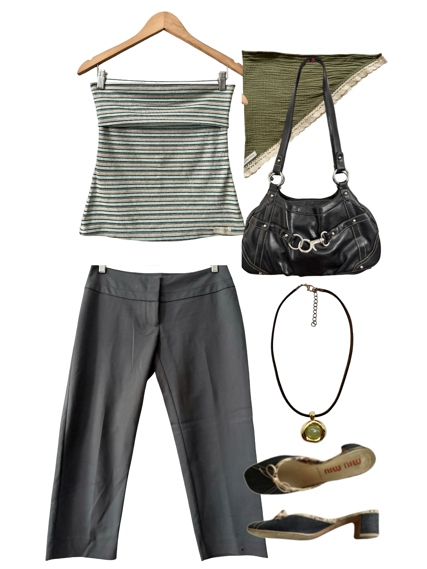 Vintage Y2K Cropped It Girl Capris (S)