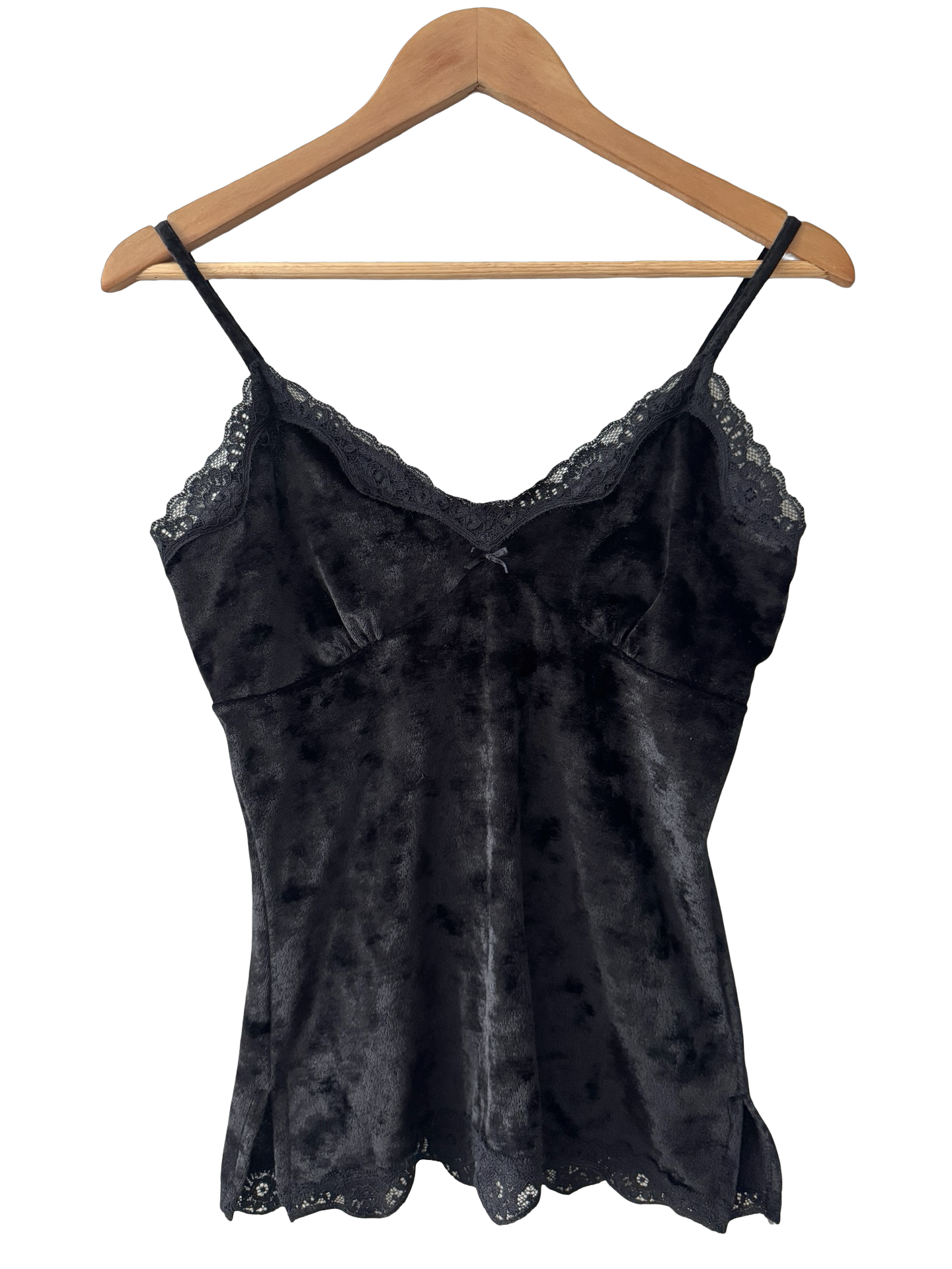 Vintage 90s Velvet Lace Cami (S/M)