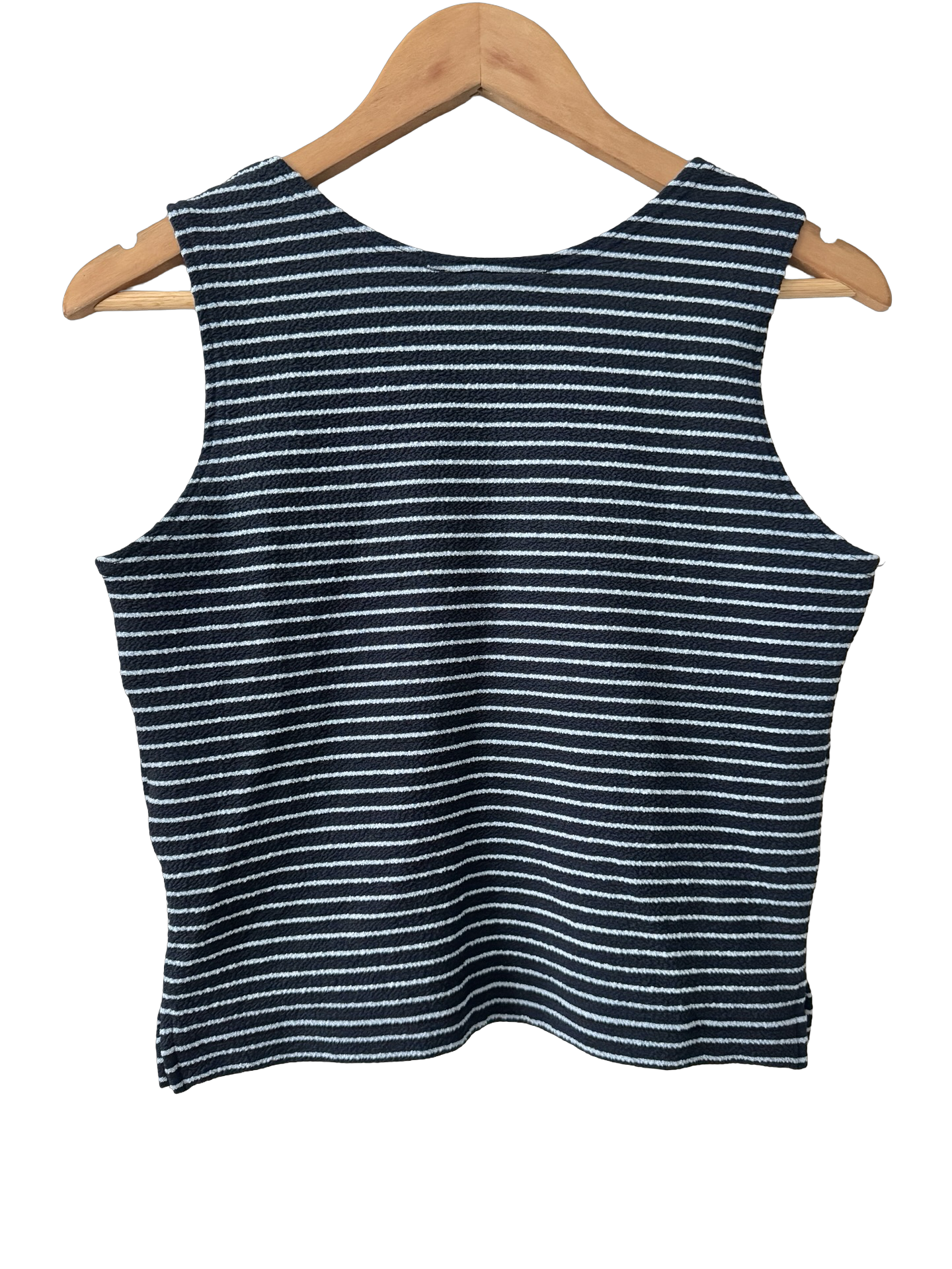 Vintage 90s Retro Stripe Knit Tank (M)