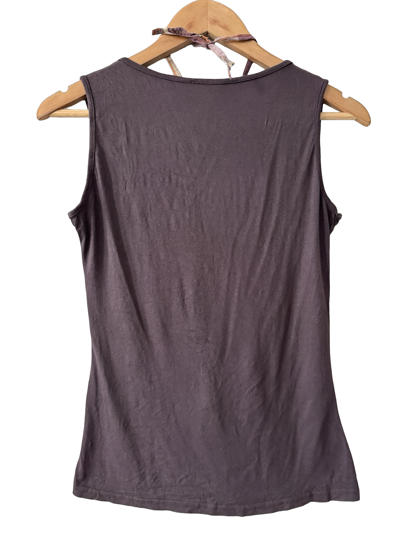 Vintage Y2K Cocoa Ring Halter Layered Tank (M)