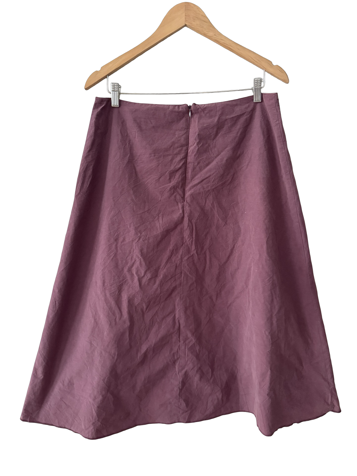 Vintage Y2K Mulberry Ruched Skirt (M)