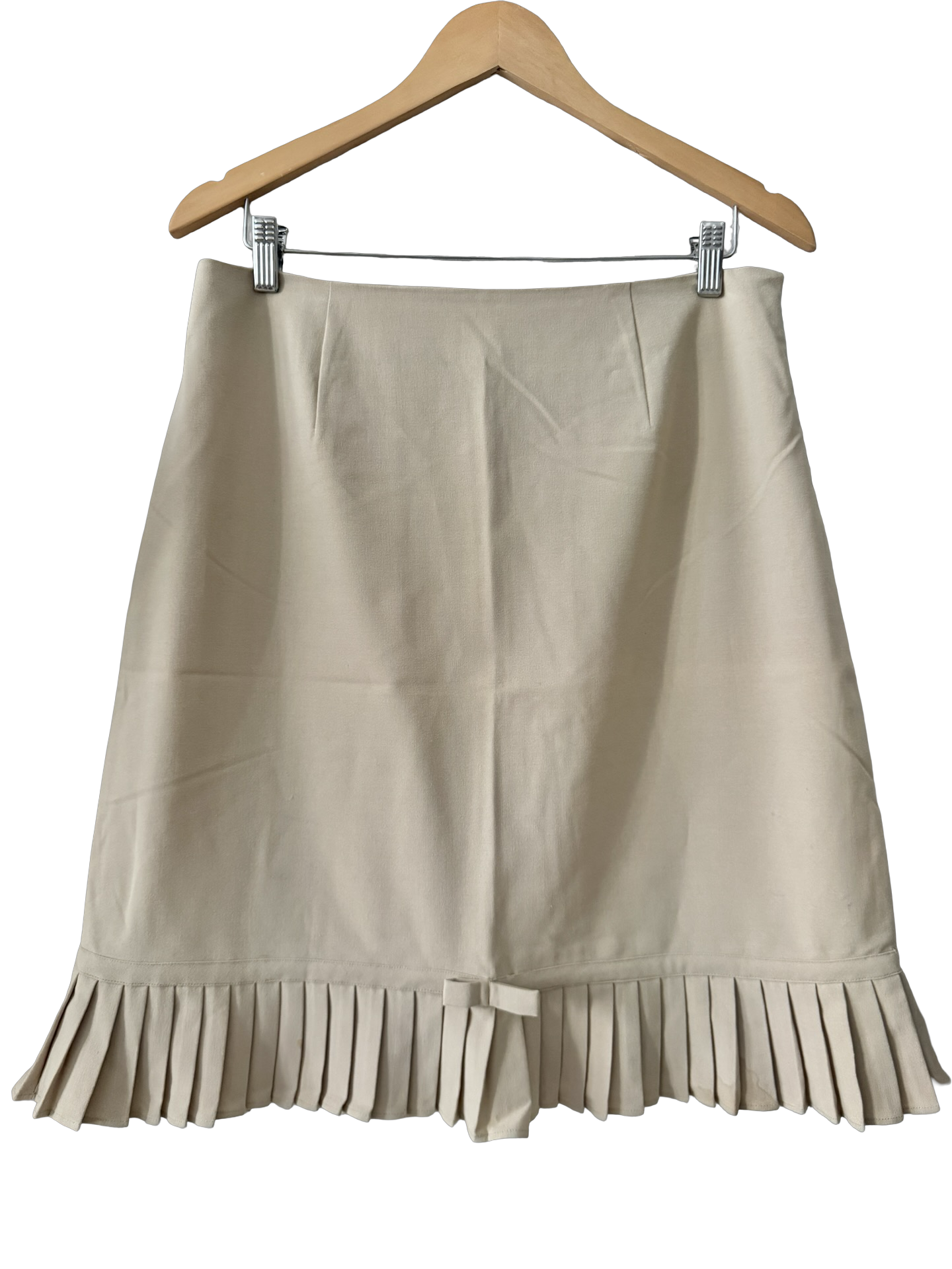 Vintage Y2K Ballet Bow Pleated Midi Skirt (M-L)