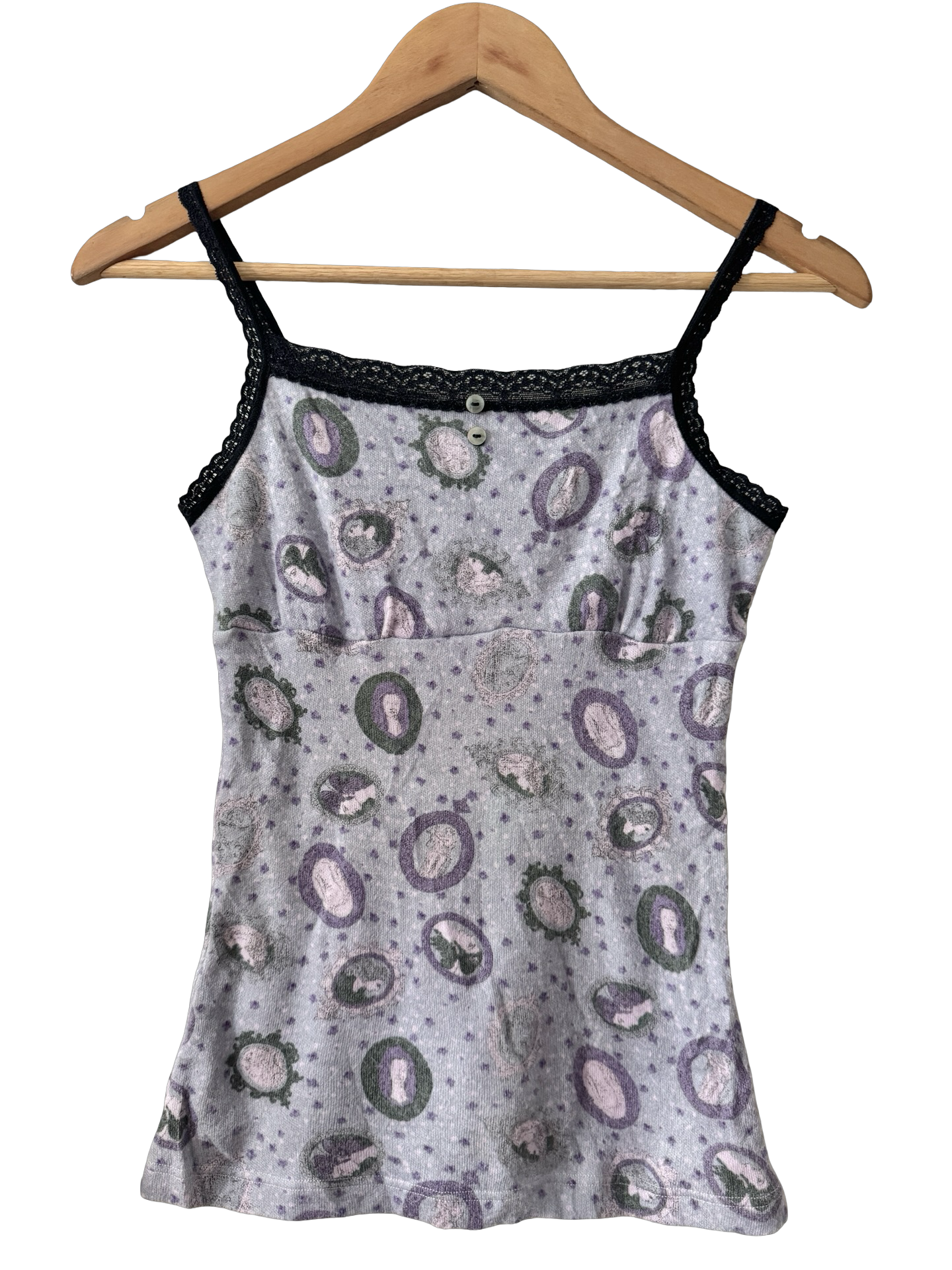 Vintage Japanese Cameo Print Cami (S)