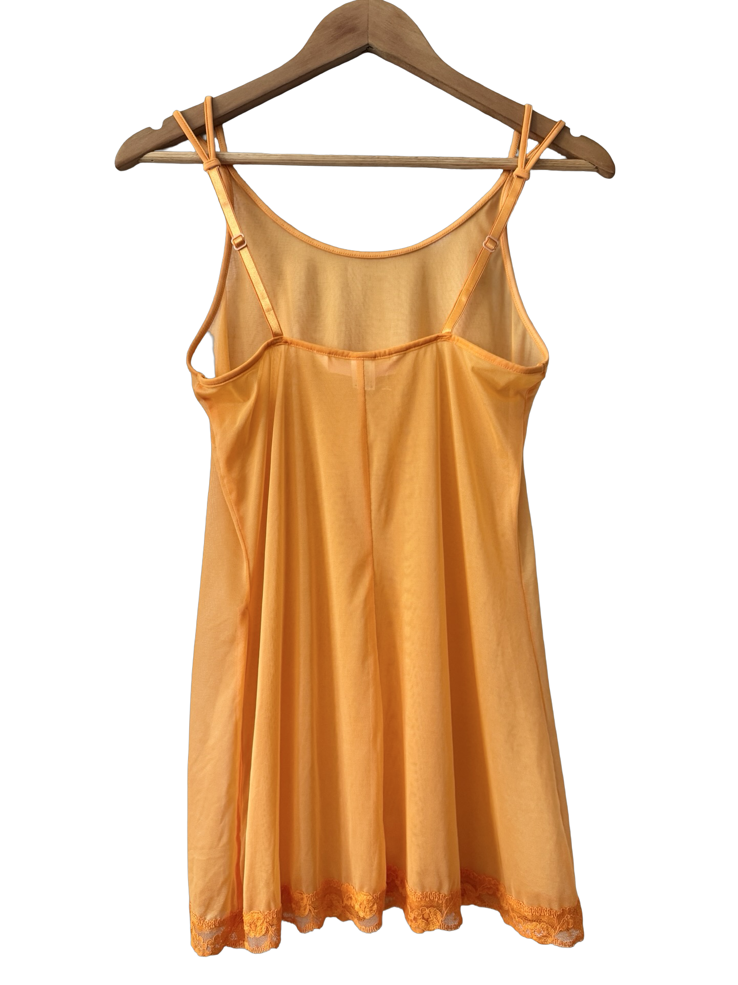 Vintage 90s Tangerine Dream Victoria's Secret Sheer Mini Slip (S/M)