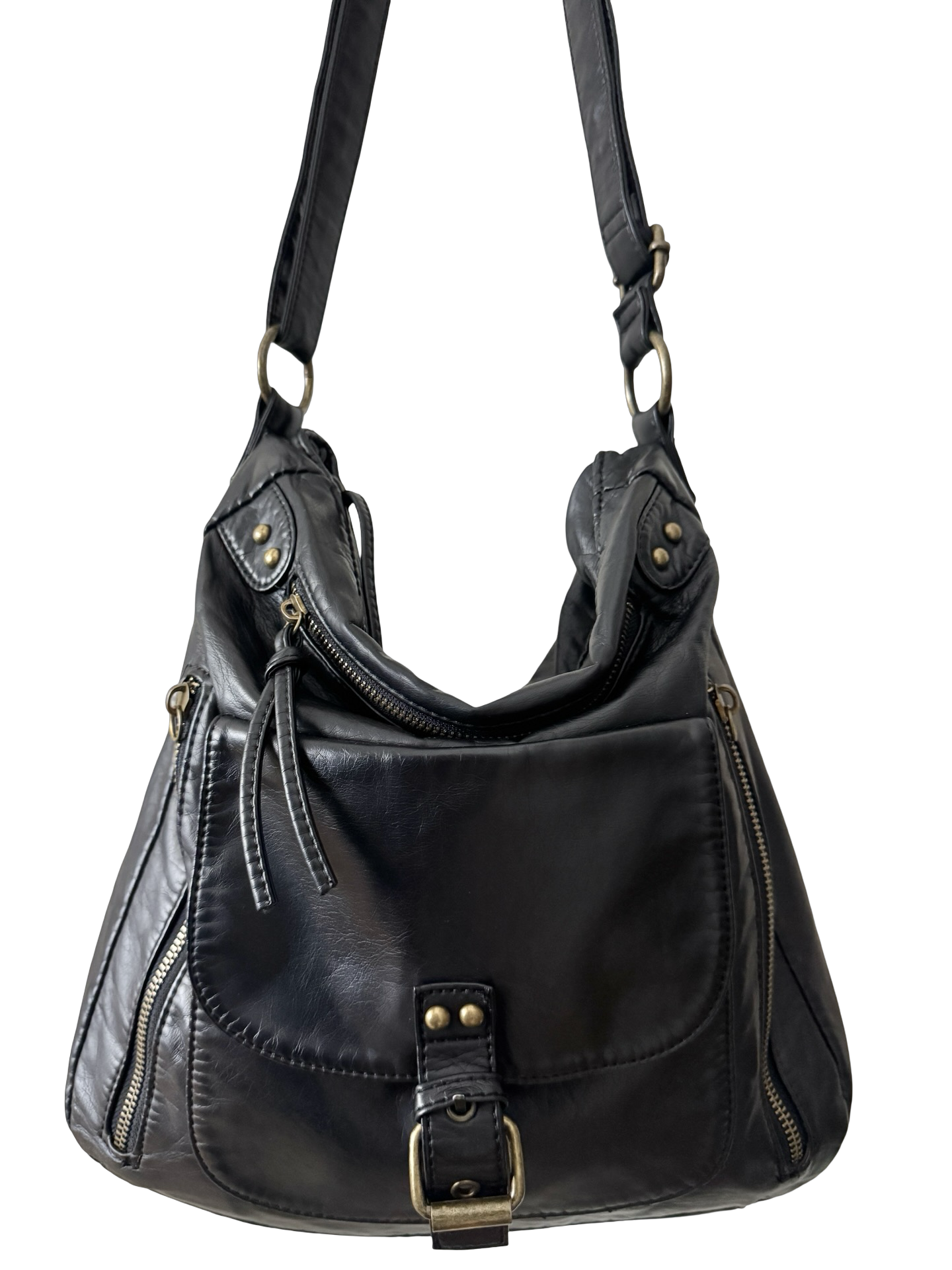 Vintage Y2K Scarleton Midnight Utility Hobo