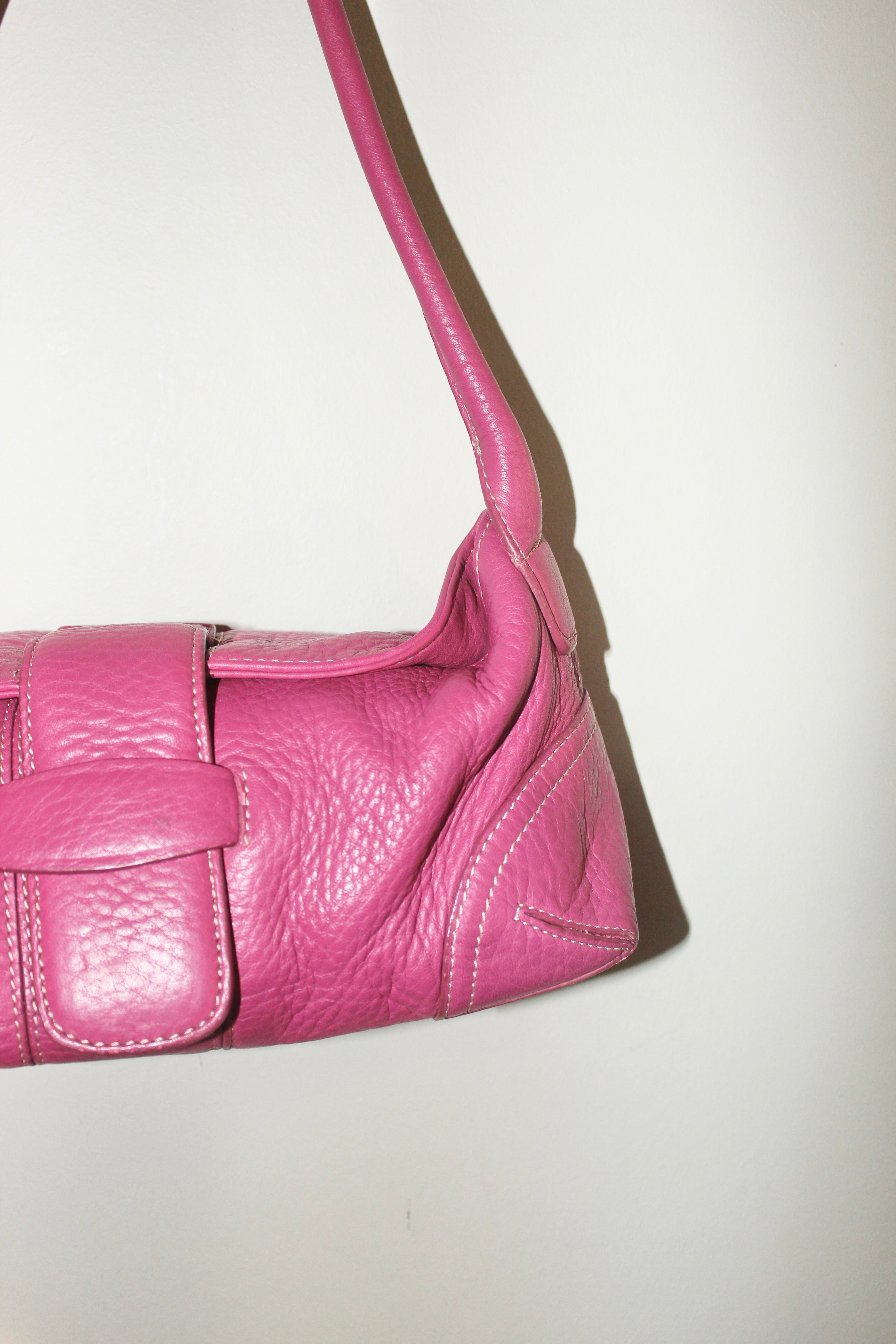 Vintage 90s Slouchy Pink Purse