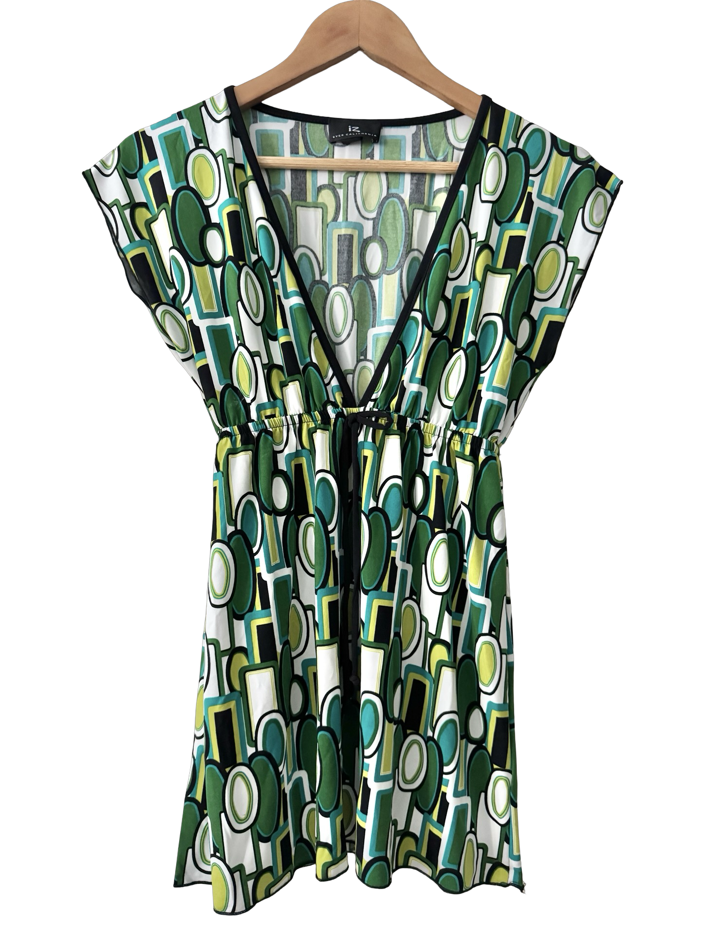 Vintage Y2K Mod Girl Geo Babydoll Top (S-M)