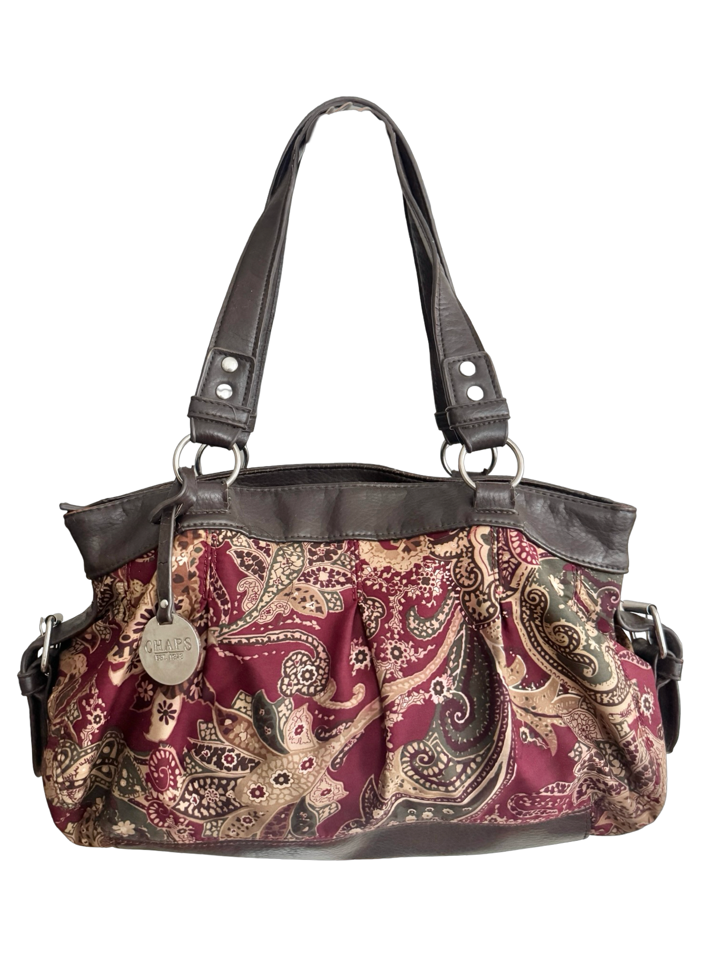 Vintage Y2K Chaps Paisley Carryall