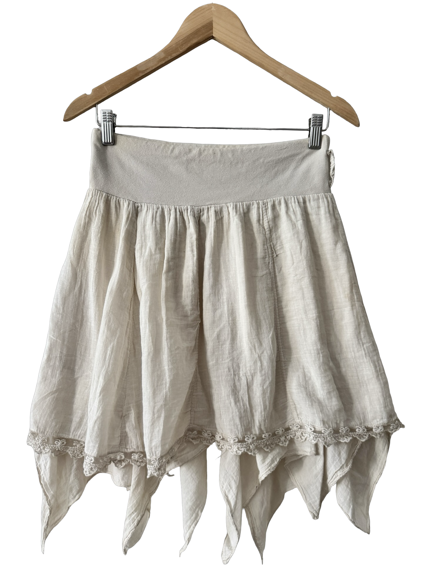 Vintage Y2K Downtown Flounce Low Rise Midi Skirt (S/M)