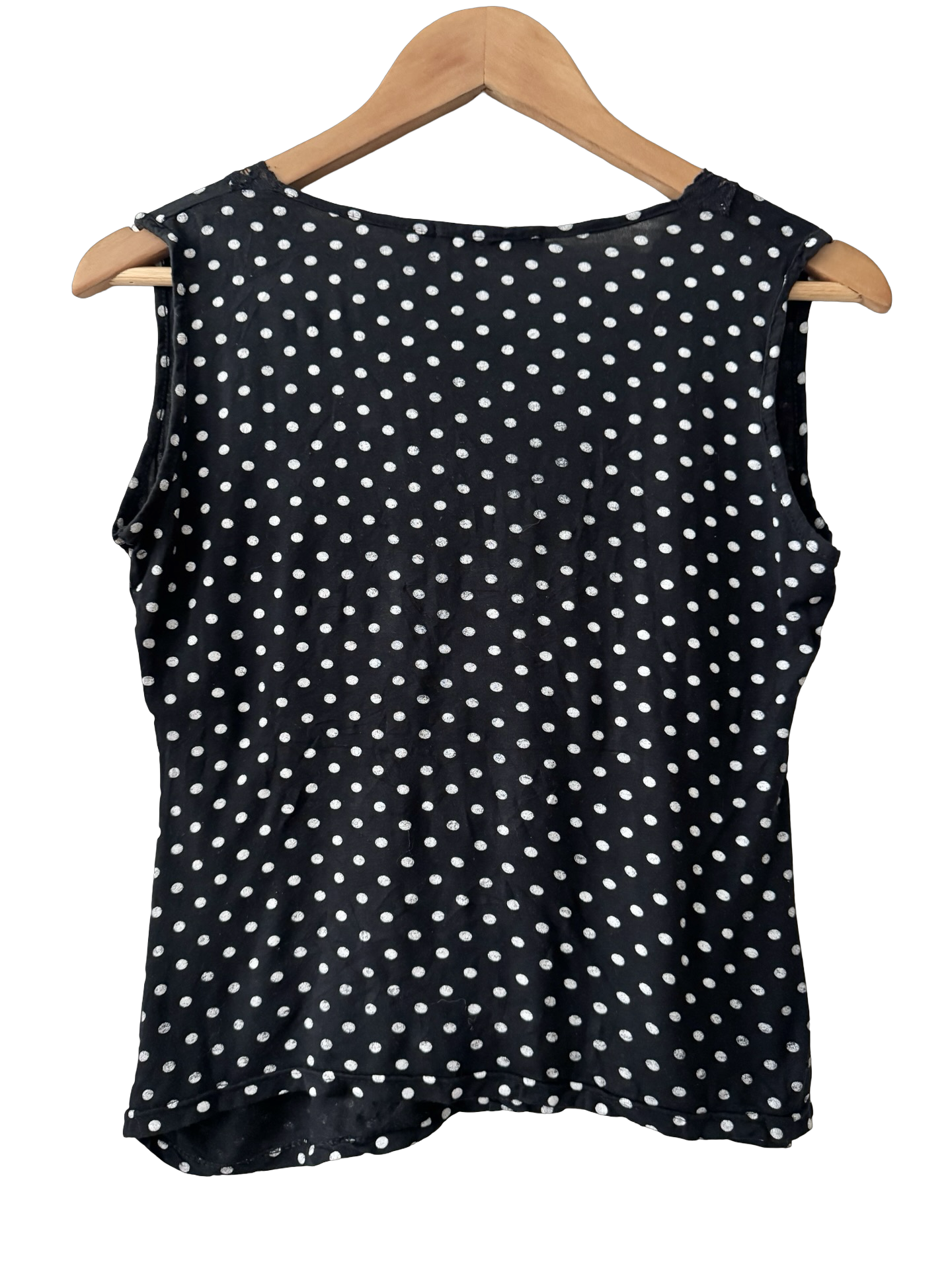 Vintage 90s French After Hours Polka Dot Top (M)