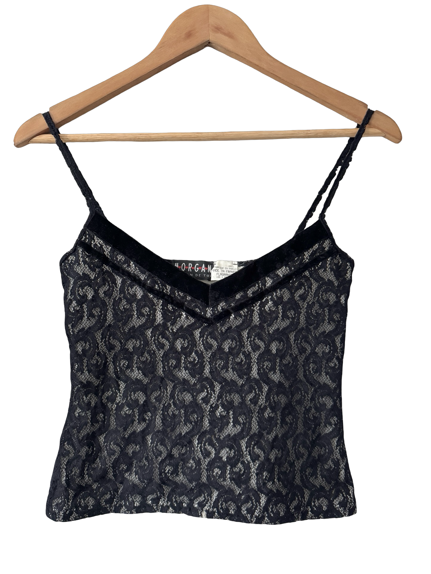 Vintage 90s Morgan De Toi Boudoir Lace Cami (XS/S)