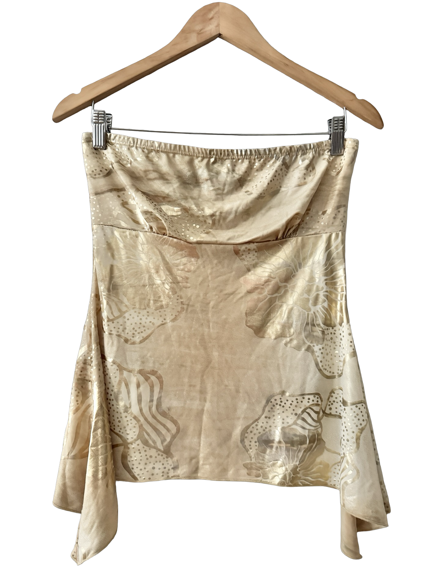 Vintage Y2K Champagne at Midnight Top (M)