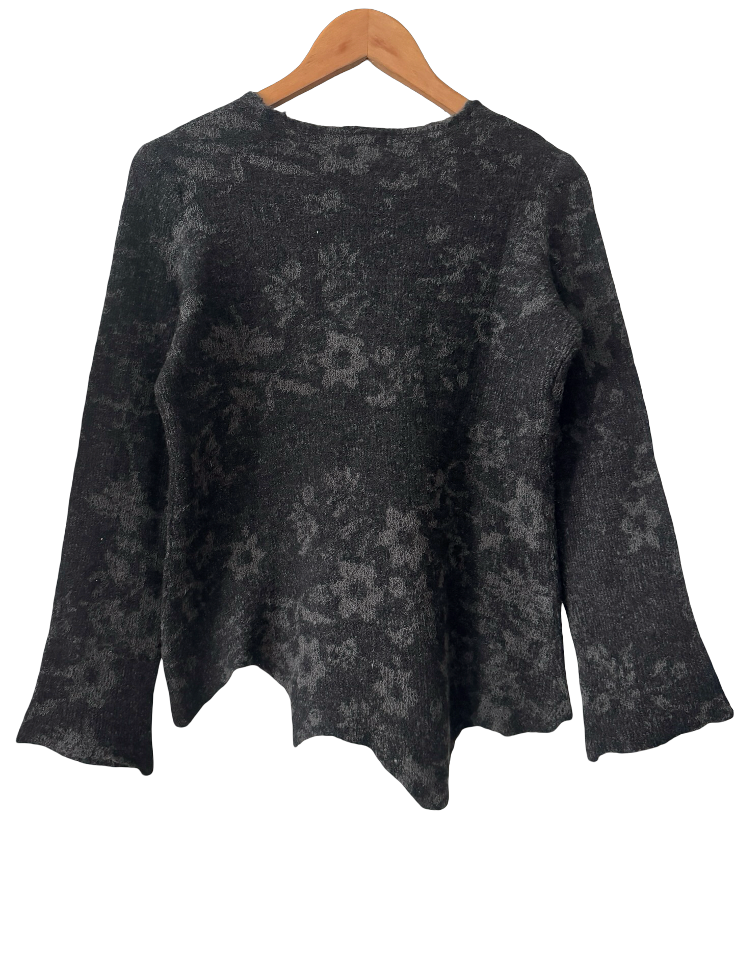 Vintage Y2K Indie Raw-Hem Wool Knit (S-M)