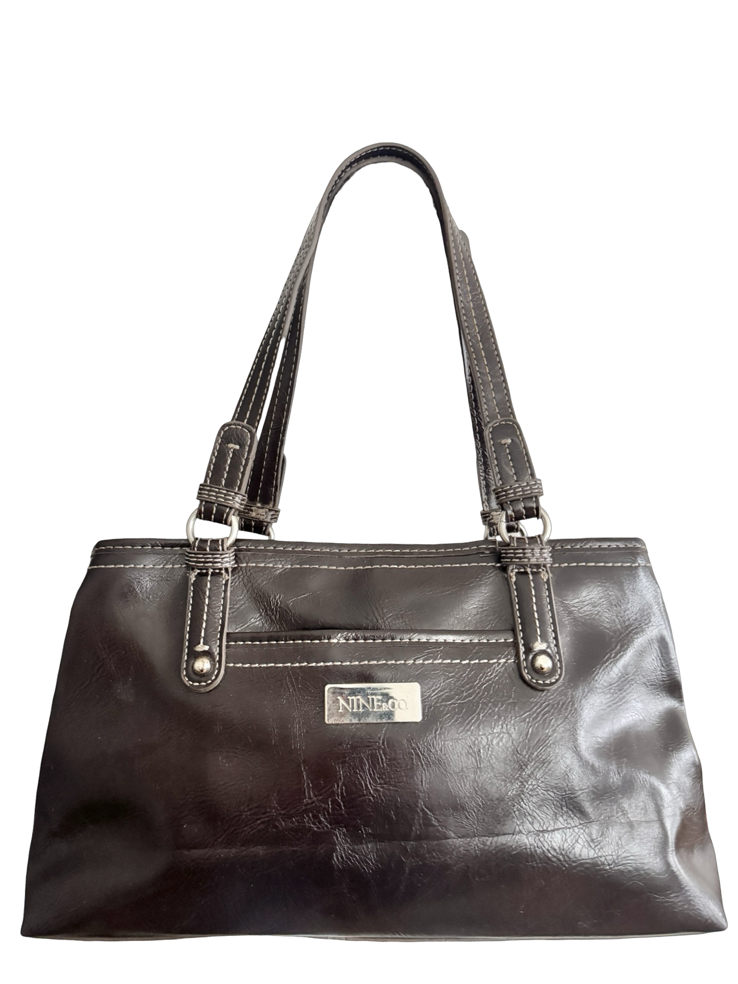 Vintage Y2K Espresso City Shoulder Bag