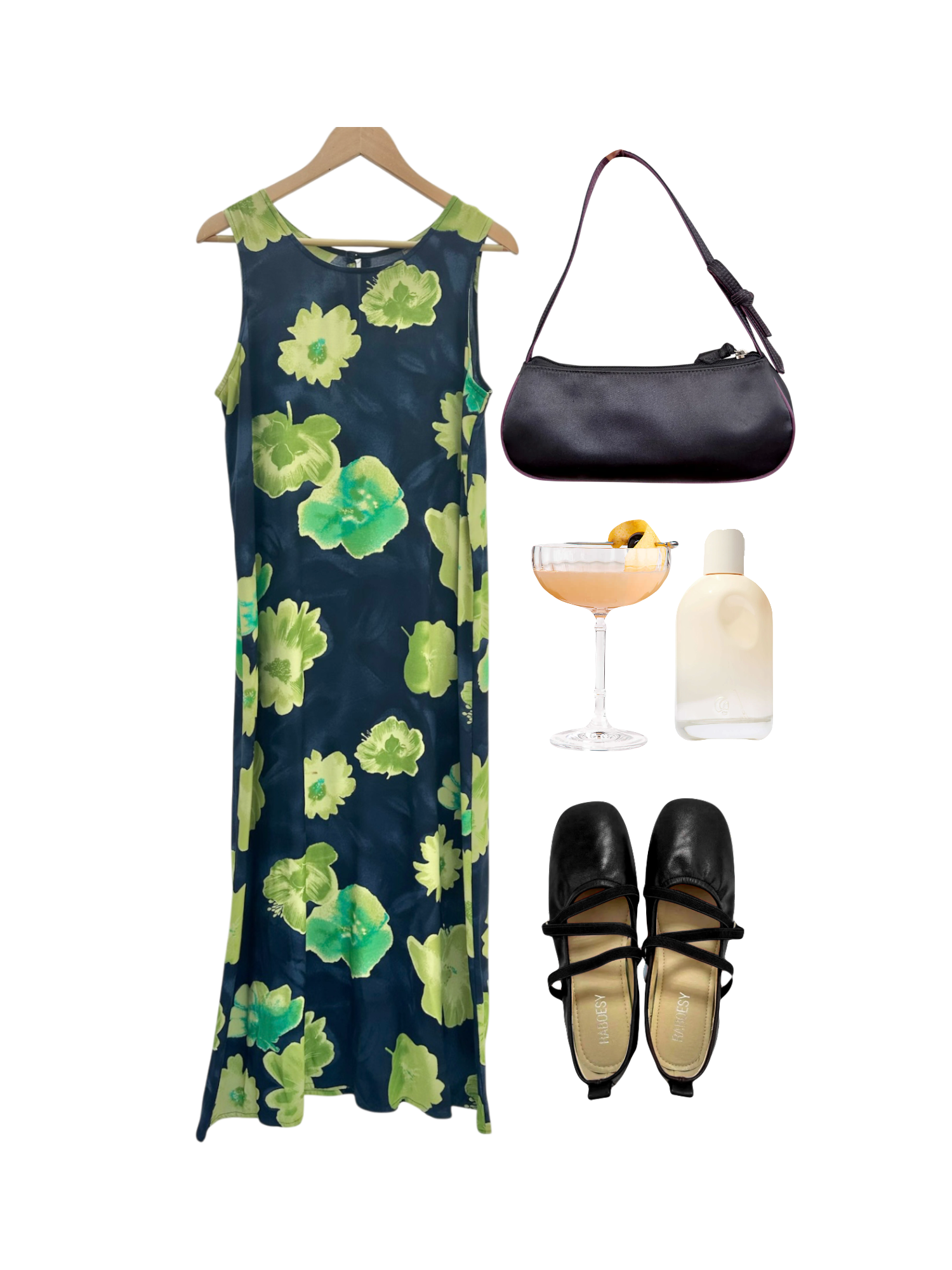 Vintage 90s Campy Mod Floral Midi Dress (M/L) Vintage 90s Campy Mod Floral Midi Dress (M/L)
