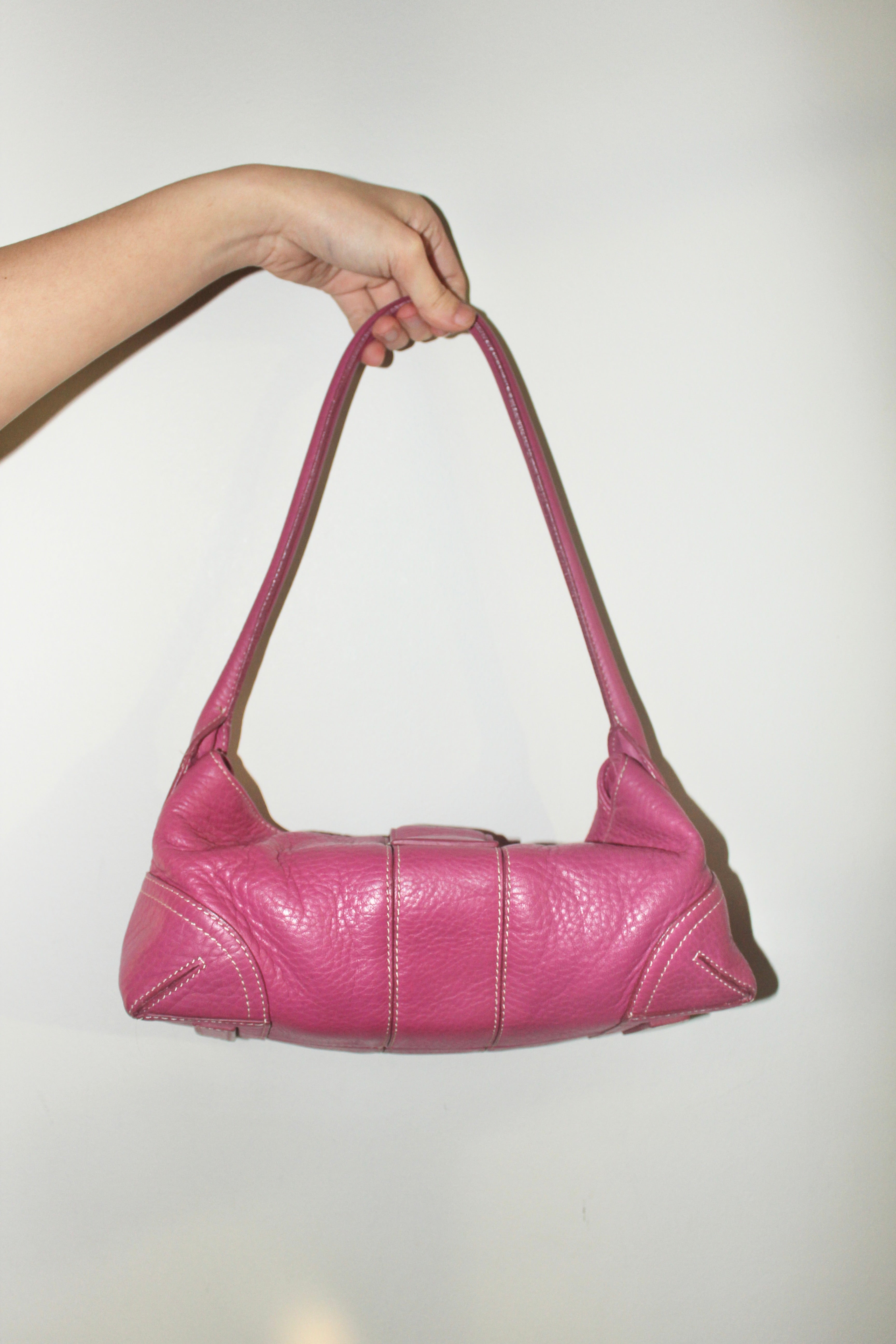 Vintage 90s Slouchy Pink Purse