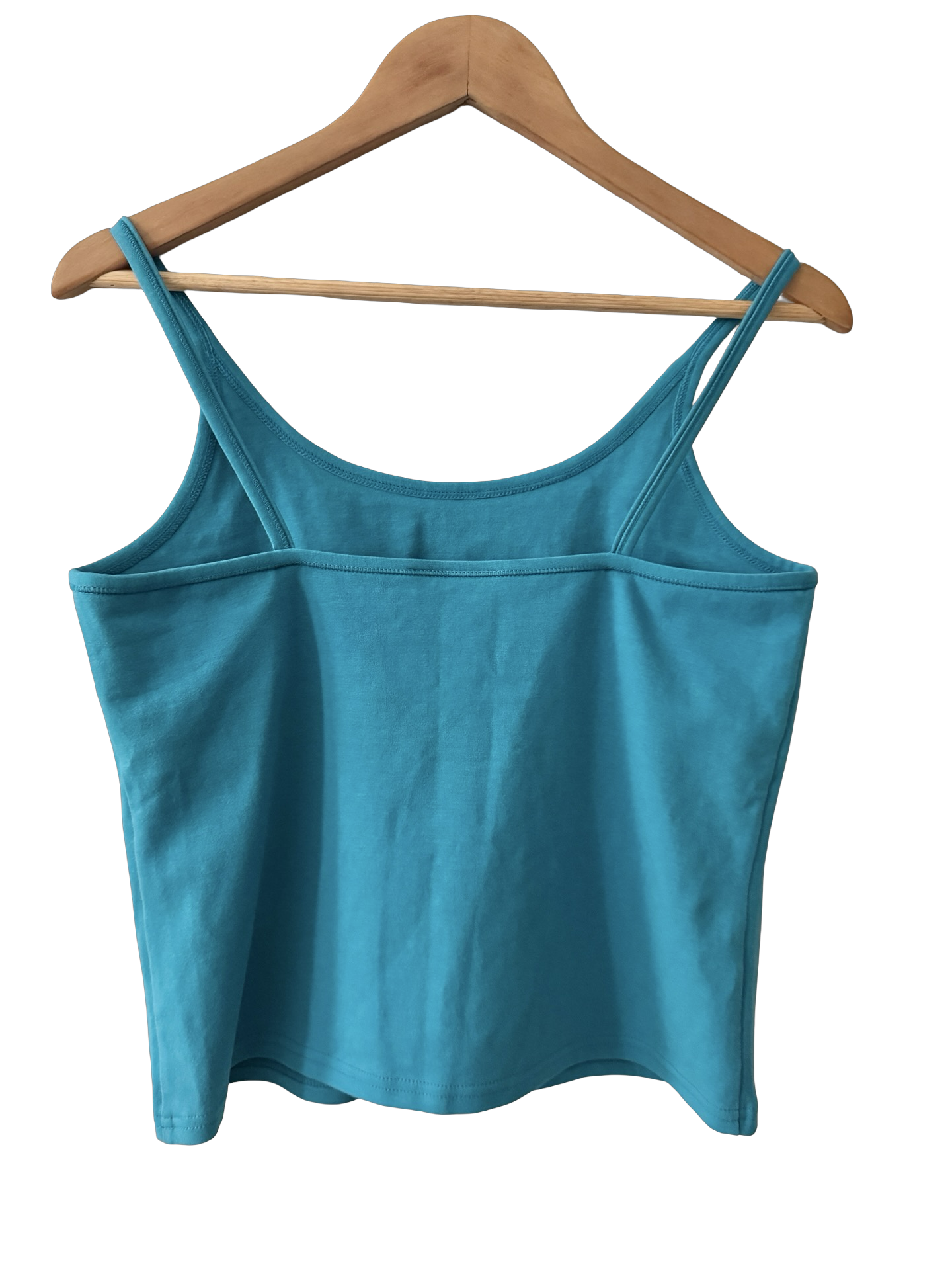 Vintage Y2K Lagoon Blue Knit Tank (M/L)