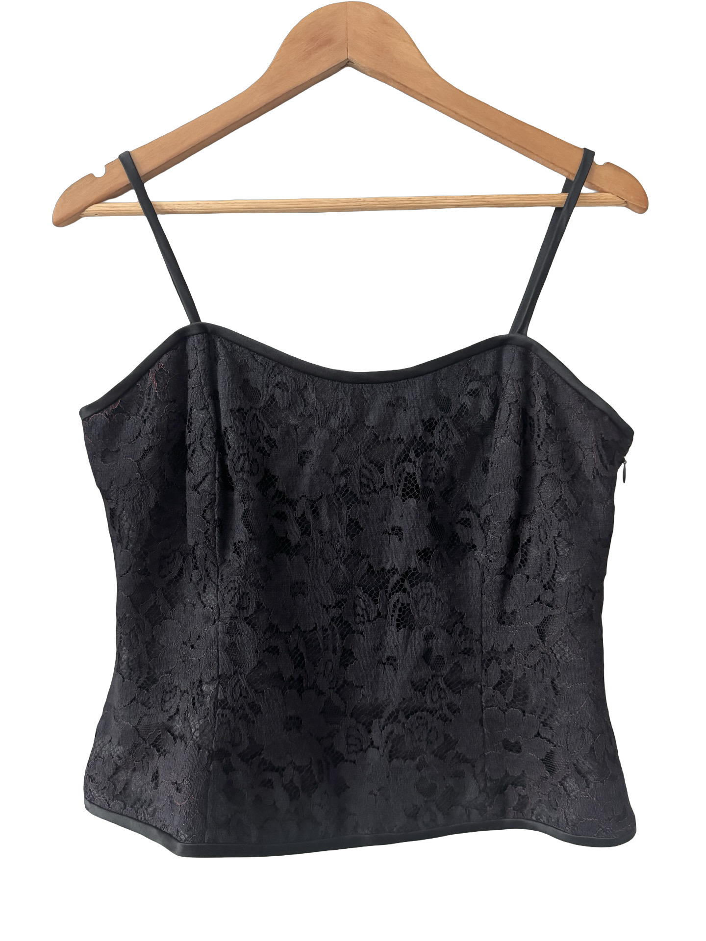 Vintage 90s Midnight Lace Cami (M)