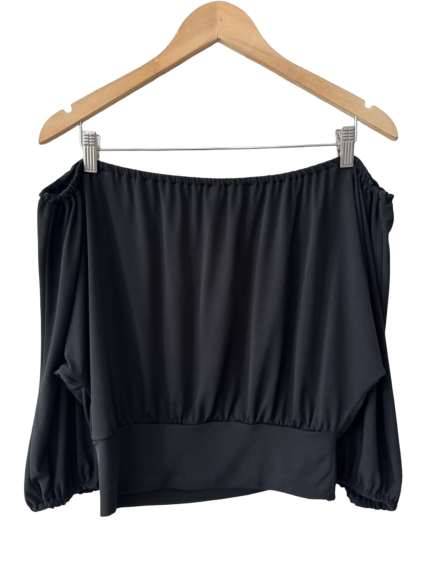 Vintage Y2K Indie Off-Shoulder Blouse (S/M)
