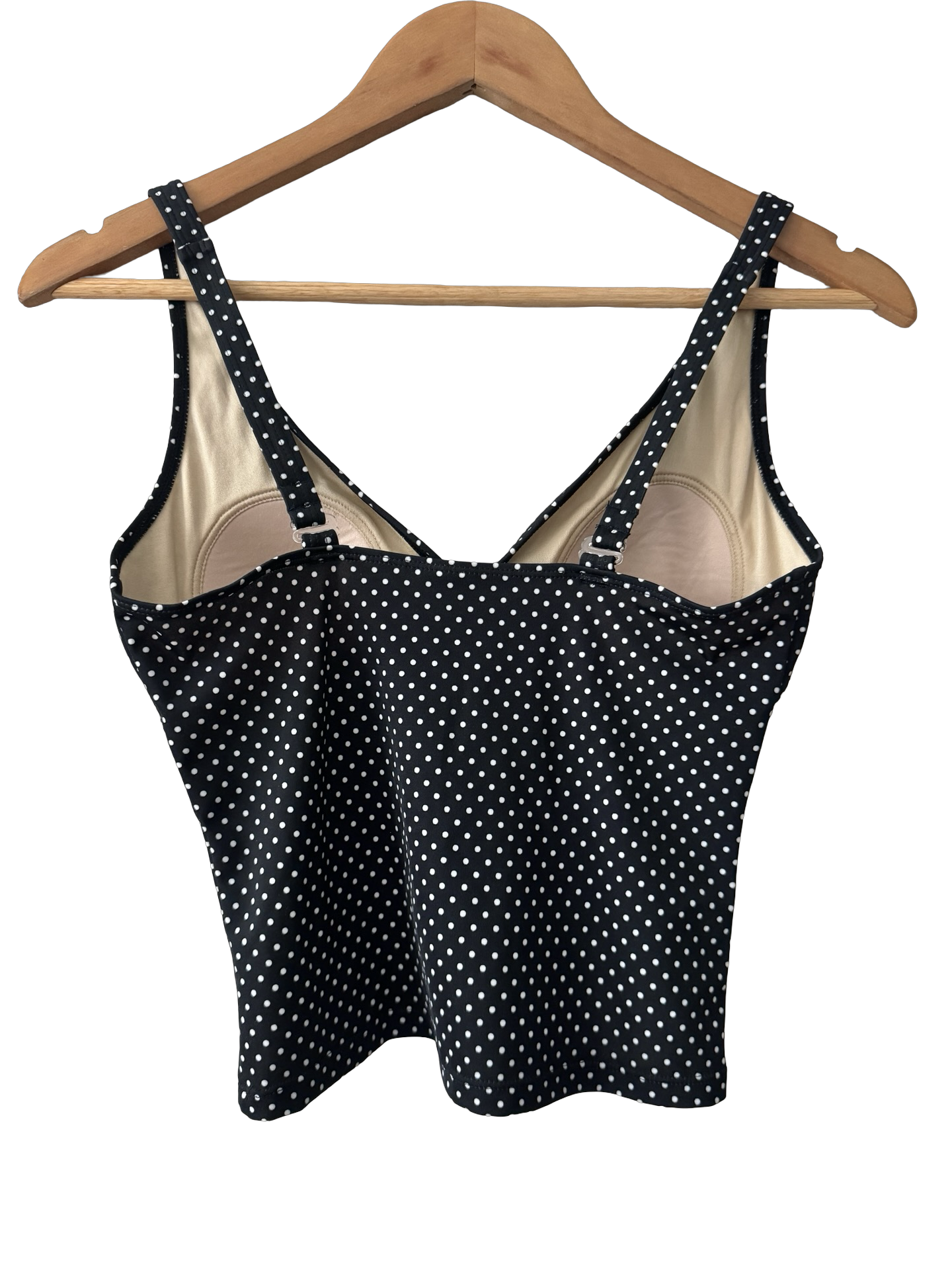 Vintage Y2K Polka Dot Bustier Tank (S)